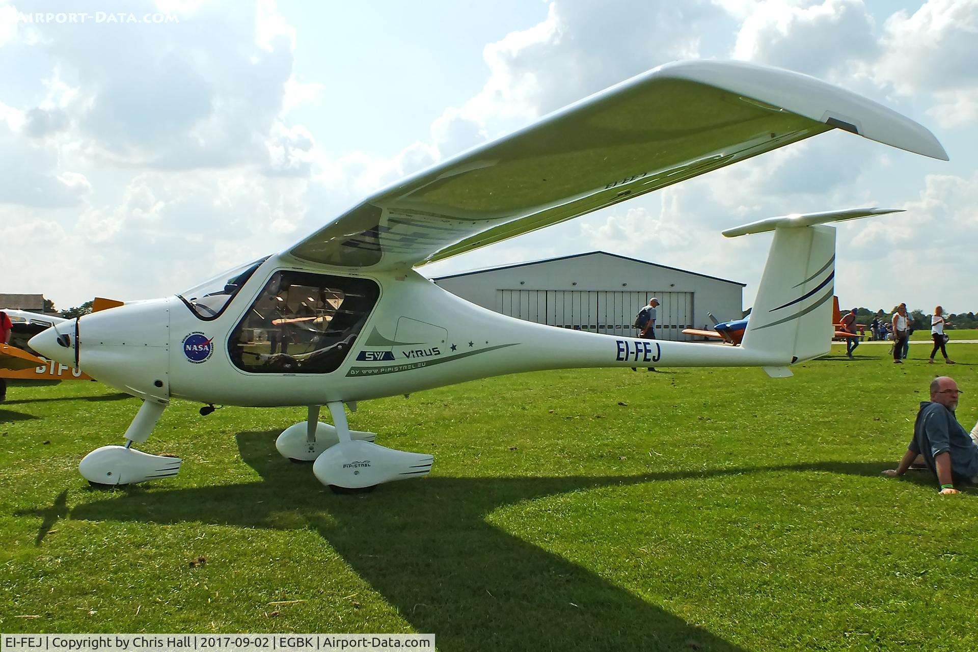 EI-FEJ, 2014 Pipistrel Virus 912 C/N 513SW912UL, LAA Rally 2017, Sywell