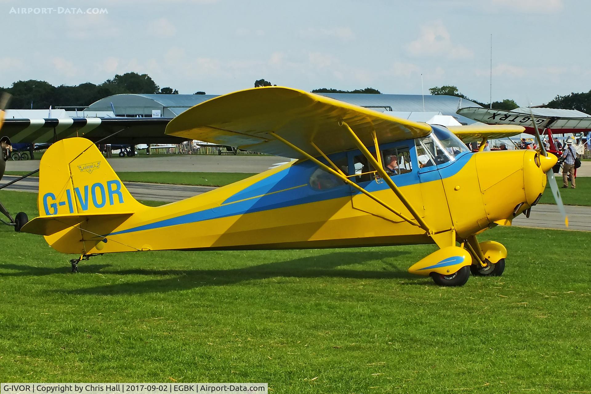 G-IVOR, 1946 Aeronca 11AC Chief Chief C/N 11AC-1035, LAA Rally 2017, Sywell