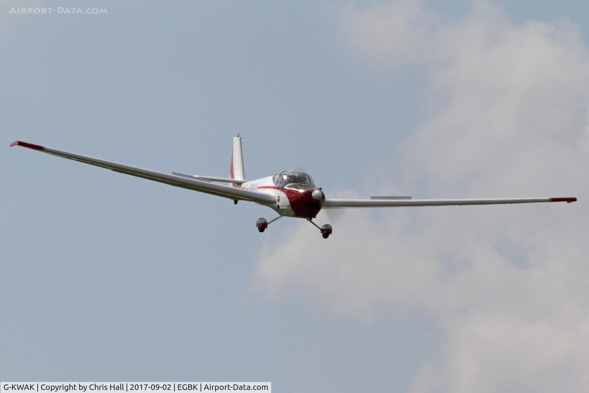 G-KWAK, 1995 Scheibe SF-25C Falke C/N 44581, LAA Rally 2017, Sywell