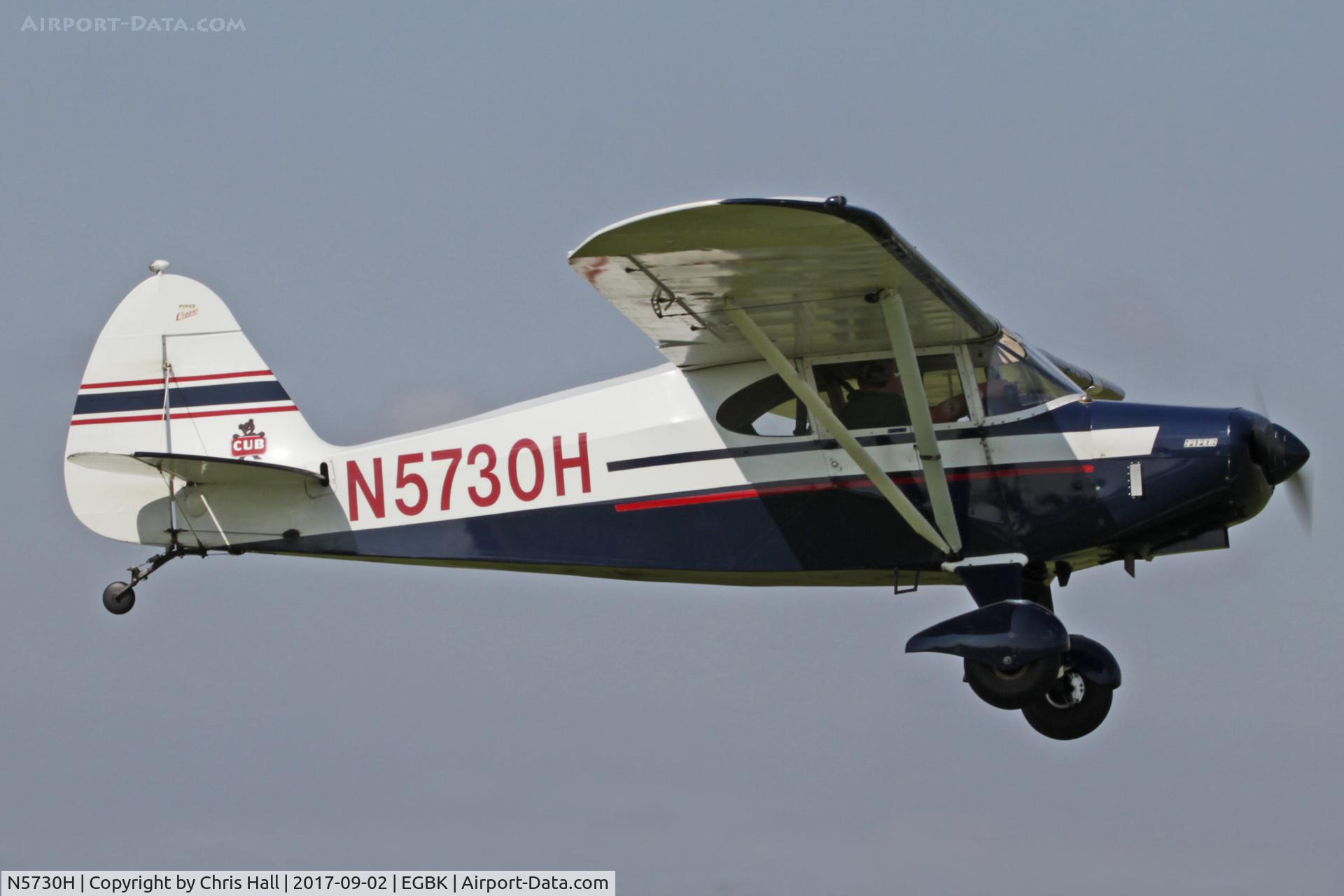 N5730H, 1949 Piper PA-16 Clipper C/N 16-342, LAA Rally 2017, Sywell