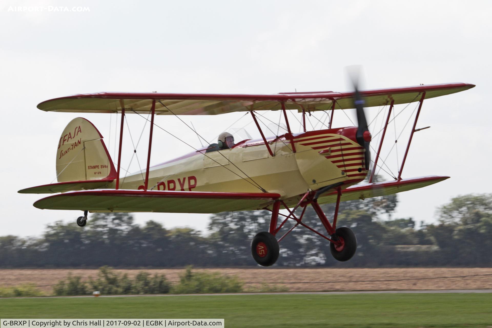 G-BRXP, 1948 Stampe-Vertongen SV-4C C/N 678, LAA Rally 2017, Sywell