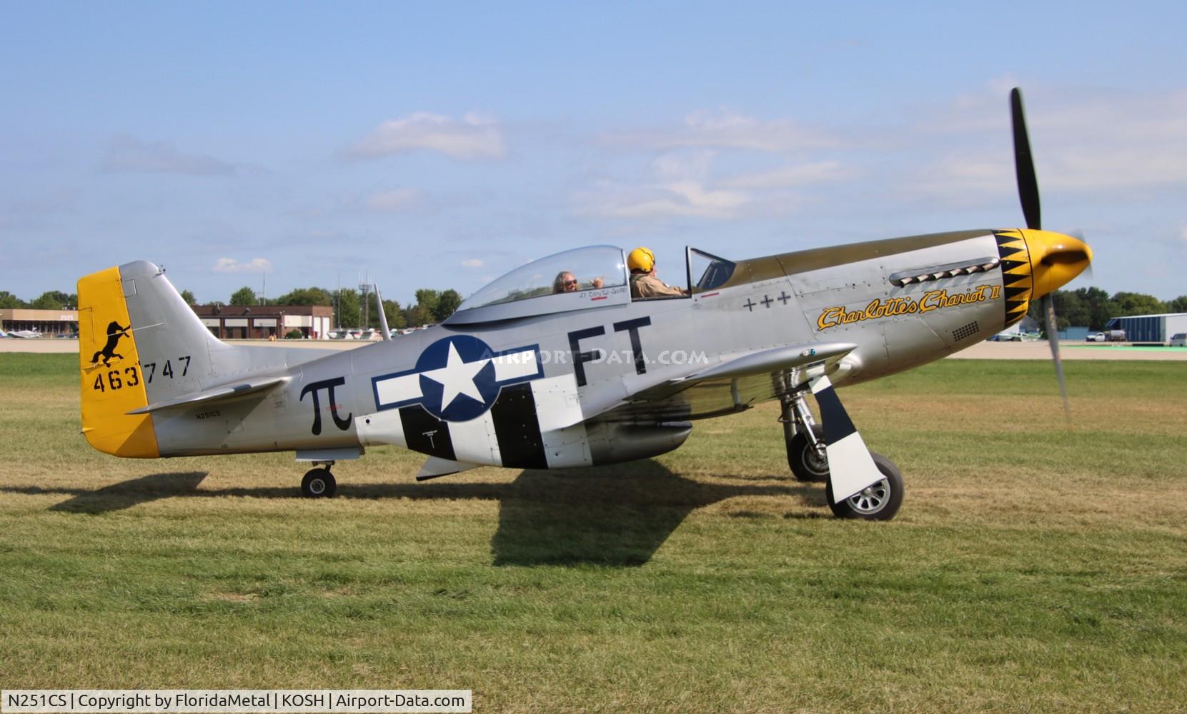 N251CS, North American F-51D Mustang C/N 44-74977N, P-51D Charlotte's Chariot II zx 