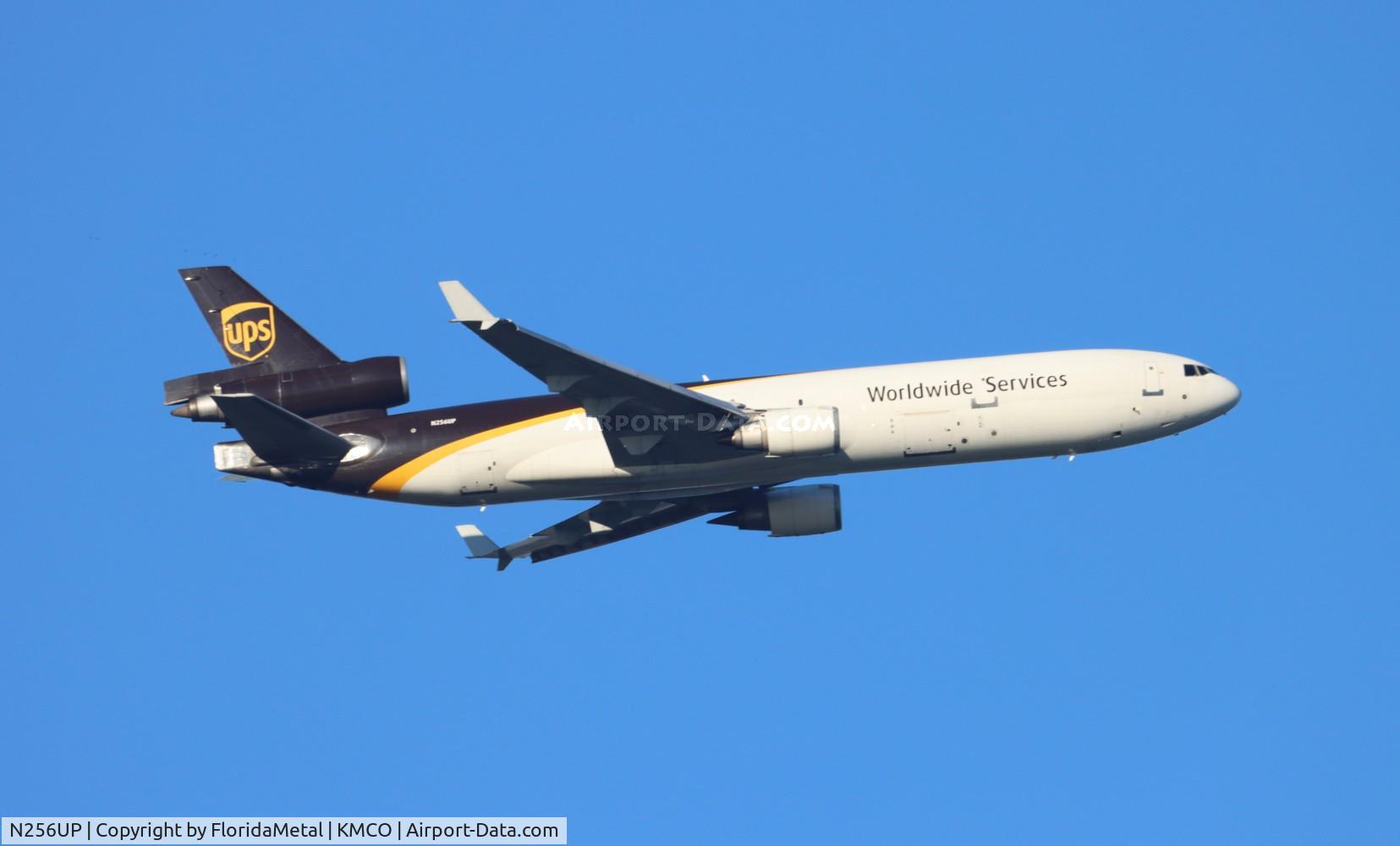 N256UP, 1992 McDonnell Douglas MD-11F C/N 48405, UPS MD-11F zx mco-sdf