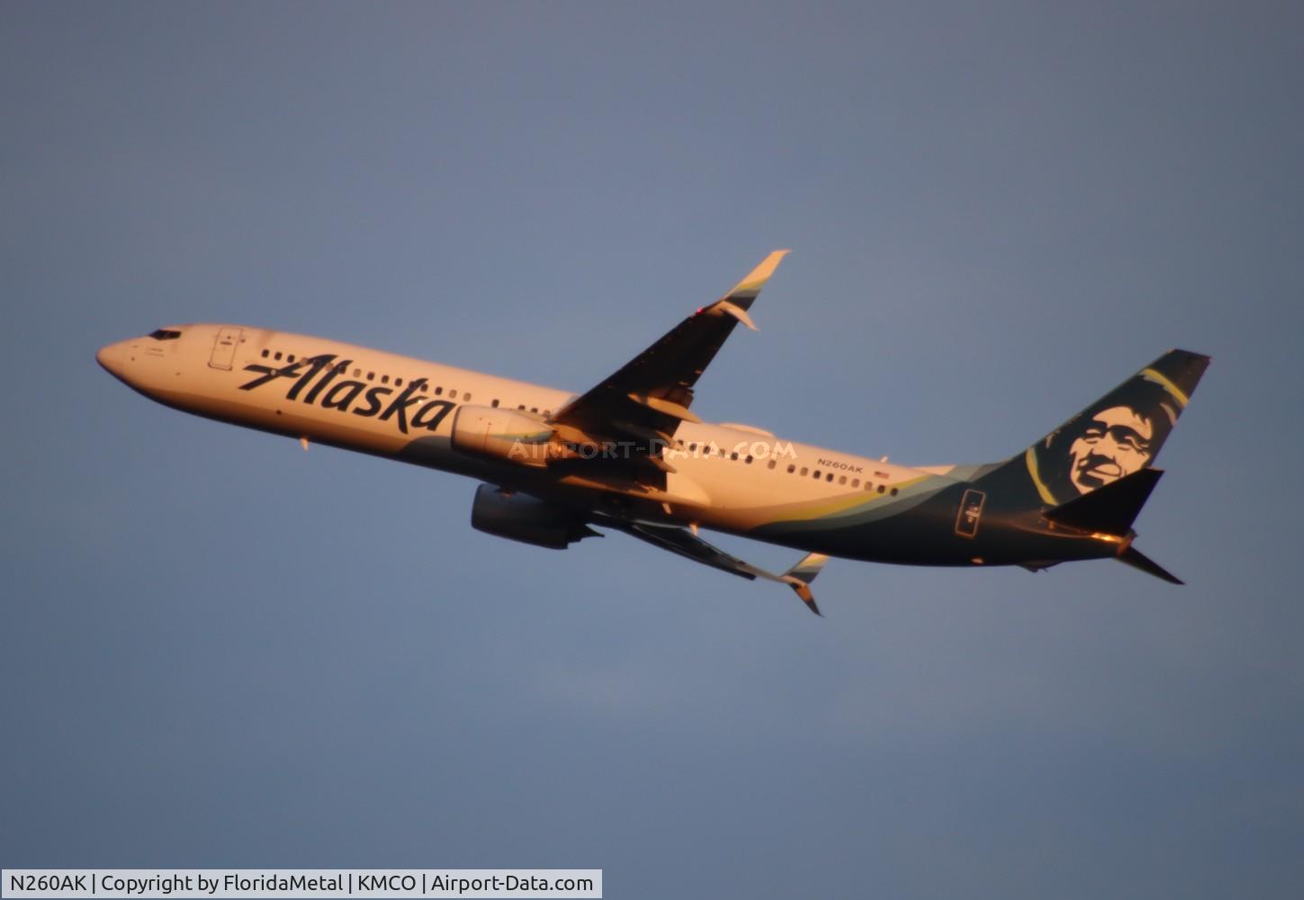 N260AK, 2016 Boeing 737-990/ER C/N 36349, ASA 739 zx mco-sea