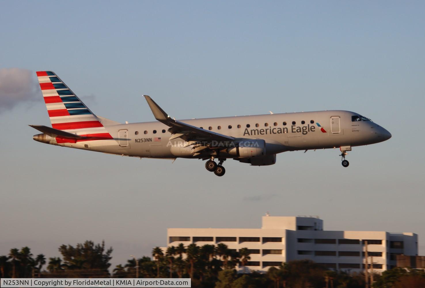N253NN, 2017 Embraer 175LR (ERJ-170-200LR) C/N 17000649, ENY/AE E175 zx eis, tupj-mia