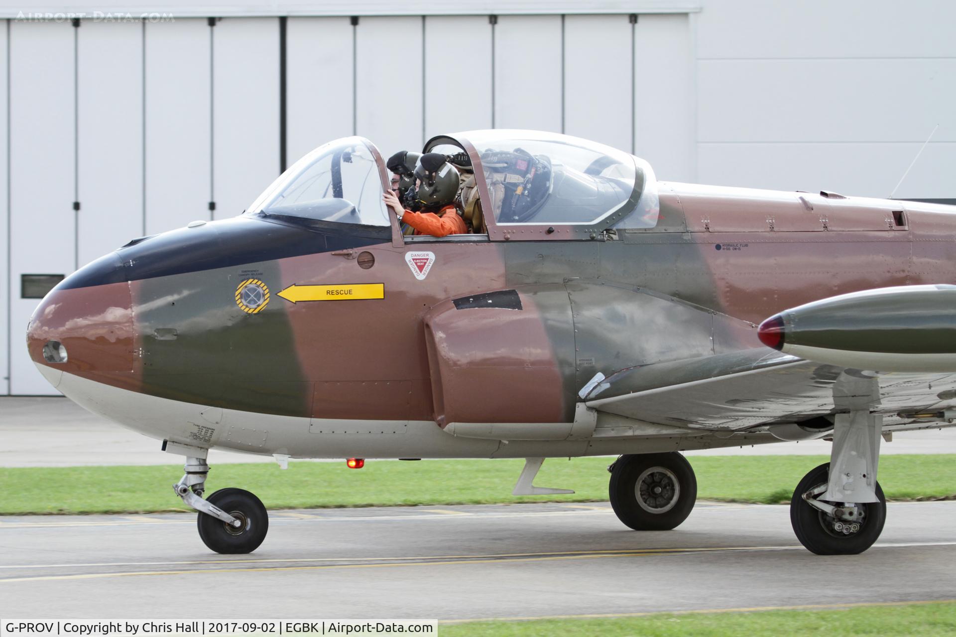 G-PROV, 1967 BAC 84 Jet Provost T.52 (Mod) C/N PAC/W/23905, LAA Rally 2017, Sywell