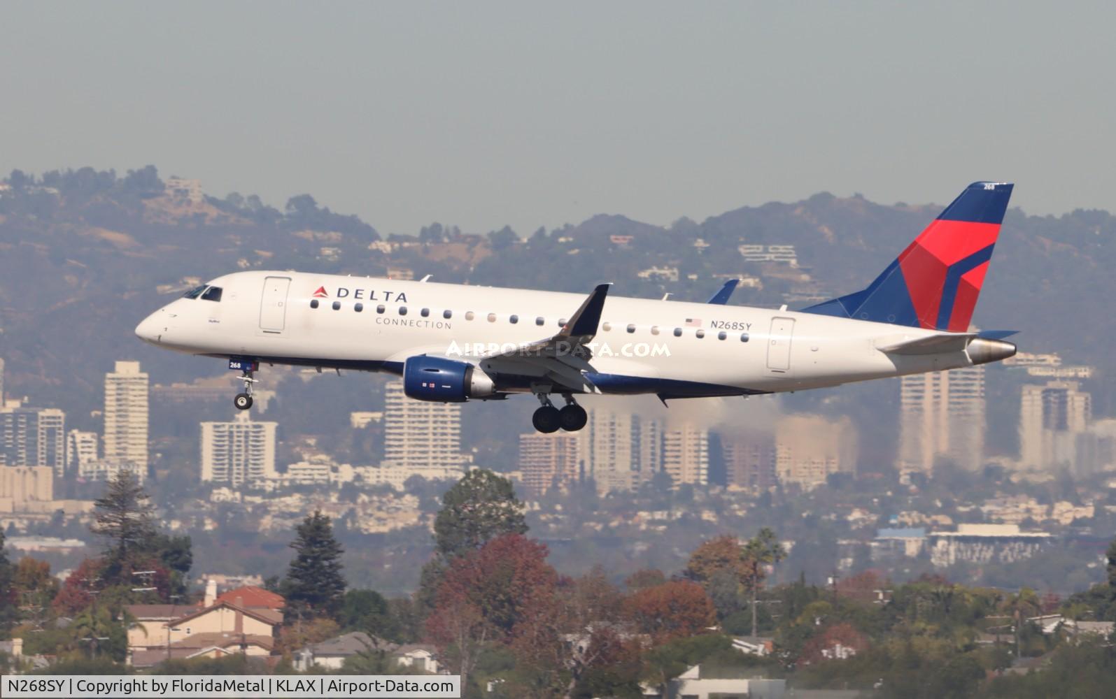 N268SY, 2018 Embraer 175LR (ERJ-170-200LR) C/N 17000725, SKW/DAL E175 zx phx-lax