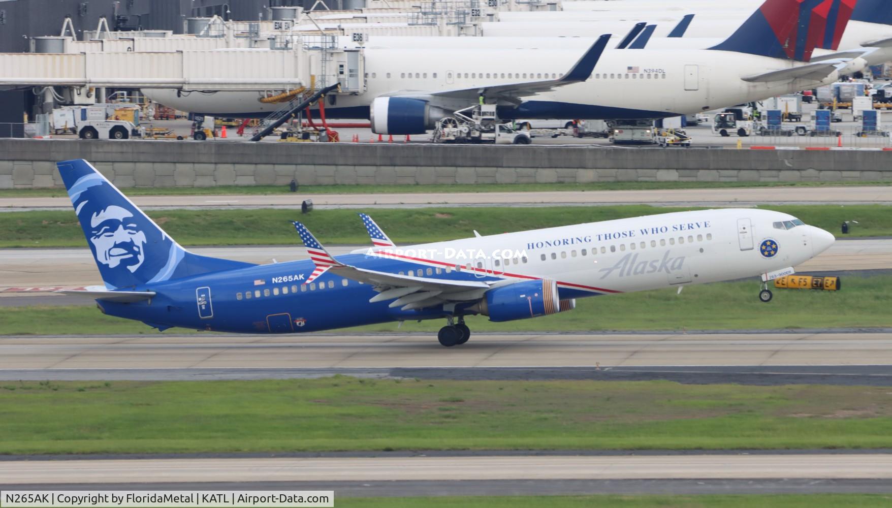 N265AK, 2016 Boeing 737-990/ER C/N 62682, ASA 739 Honoring zx atl-sea