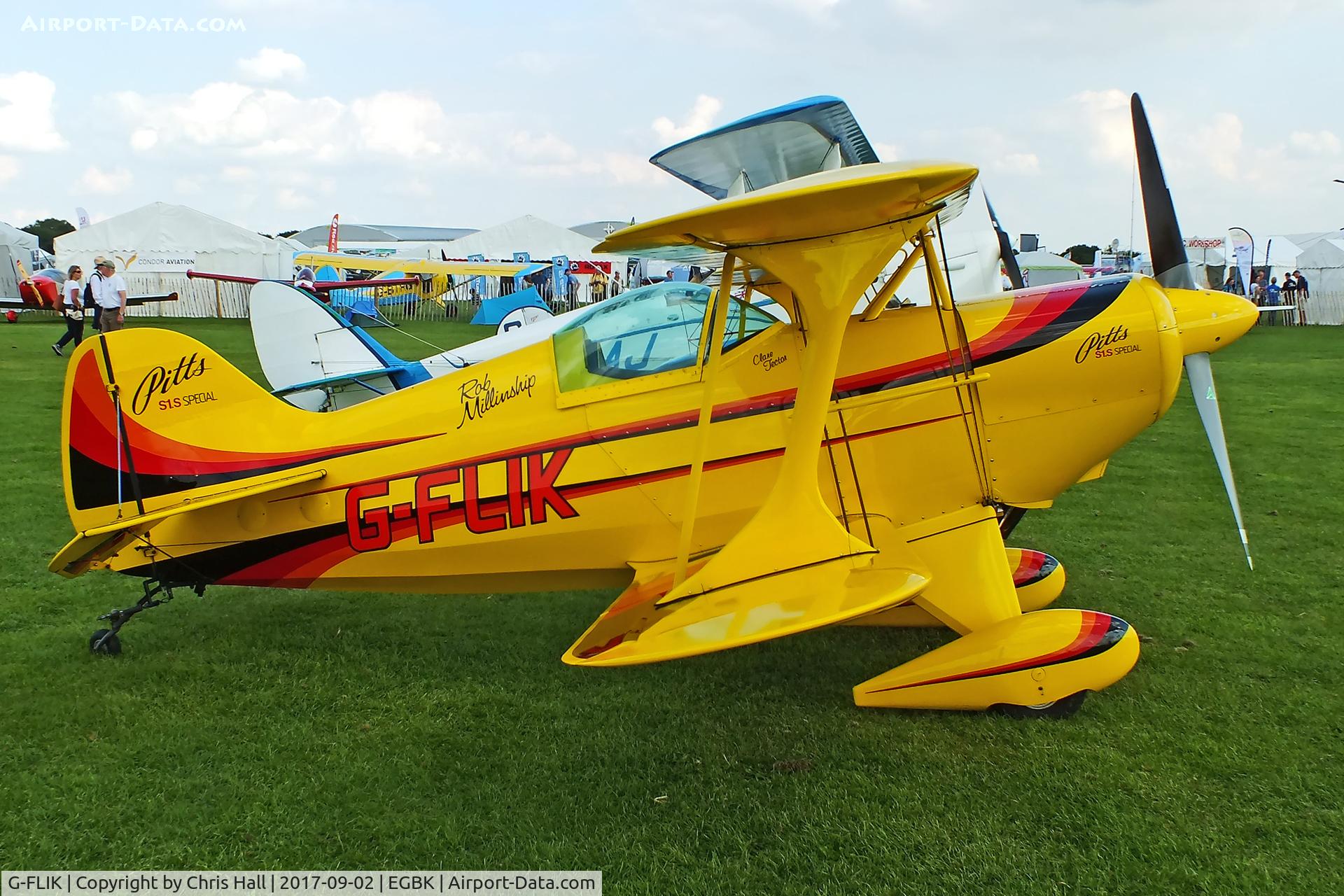 G-FLIK, 1984 Pitts S-1S Special C/N PFA 009-10513, LAA Rally 2017, Sywell