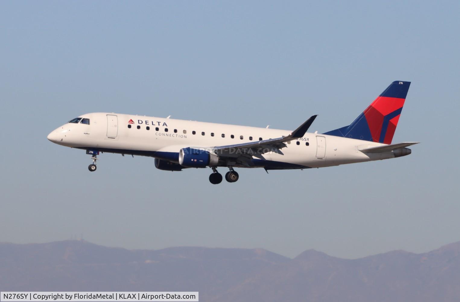 N276SY, 2018 Embraer 175LR (ERJ-170-200LR) C/N 17000740, SKW/DAL E175 zx rno-lax