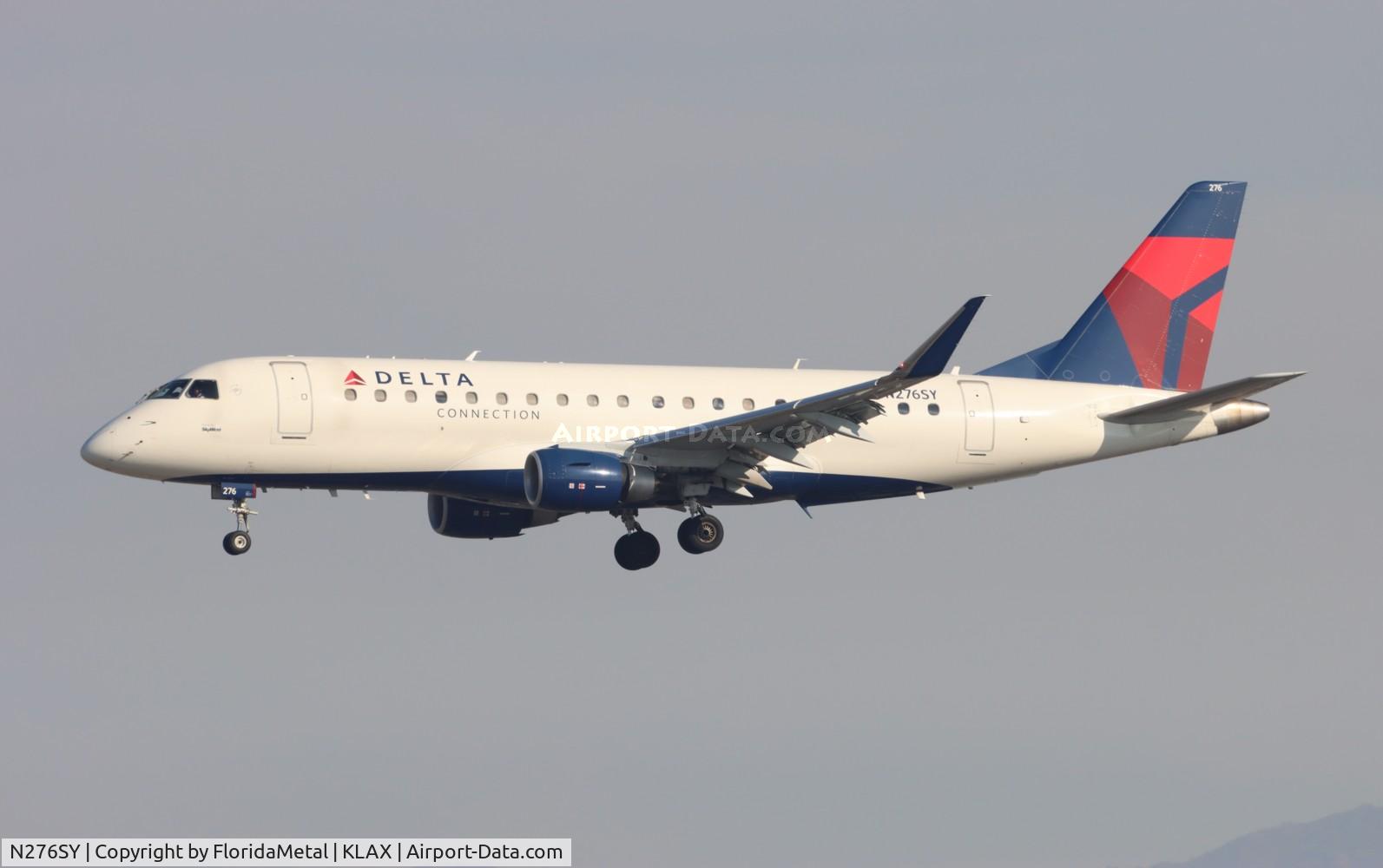 N276SY, 2018 Embraer 175LR (ERJ-170-200LR) C/N 17000740, SKW/DAL E175 zx sjc-lax
