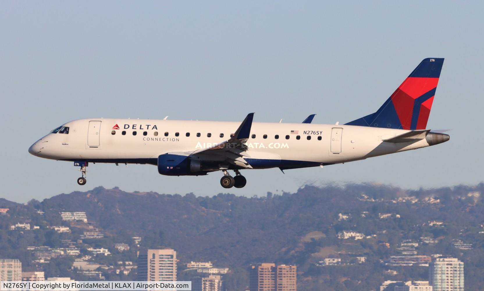 N276SY, 2018 Embraer 175LR (ERJ-170-200LR) C/N 17000740, SKW/DAL E175 zx boi-lax