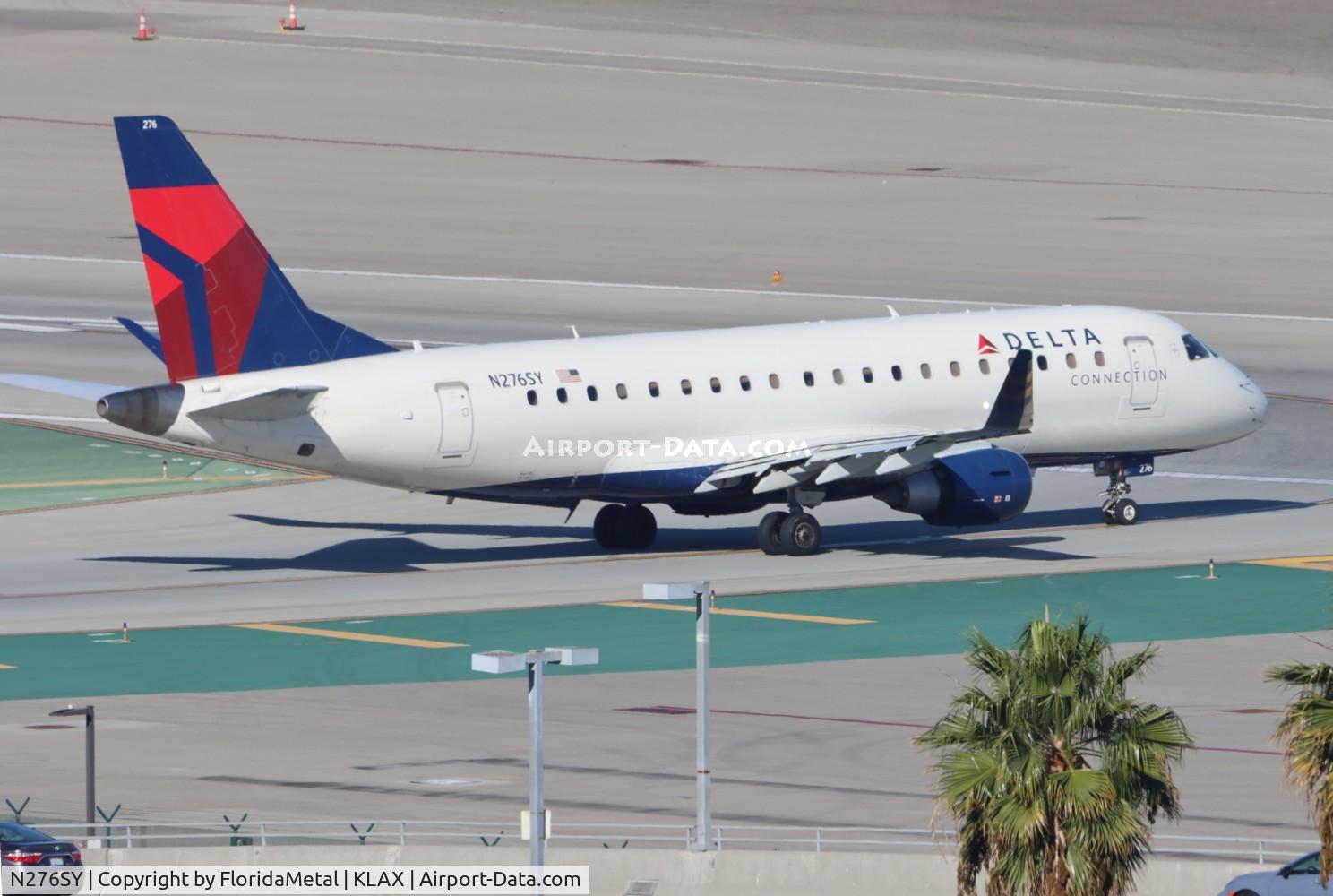 N276SY, 2018 Embraer 175LR (ERJ-170-200LR) C/N 17000740, SKW/DAL E175 zx lax-rno
