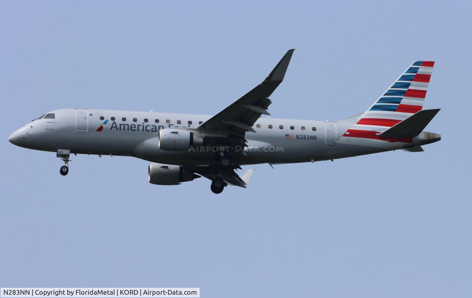 N283NN, 2019 Embraer ERJ-175 C/N 17000818, ENY/AE E175 zx ind-ord