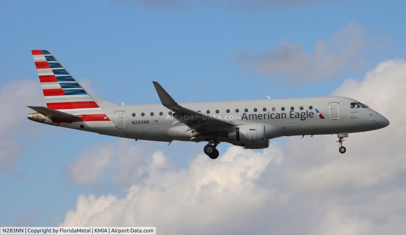 N283NN, 2019 Embraer ERJ-175 C/N 17000818, ENY/AE E175 zx mci-mia