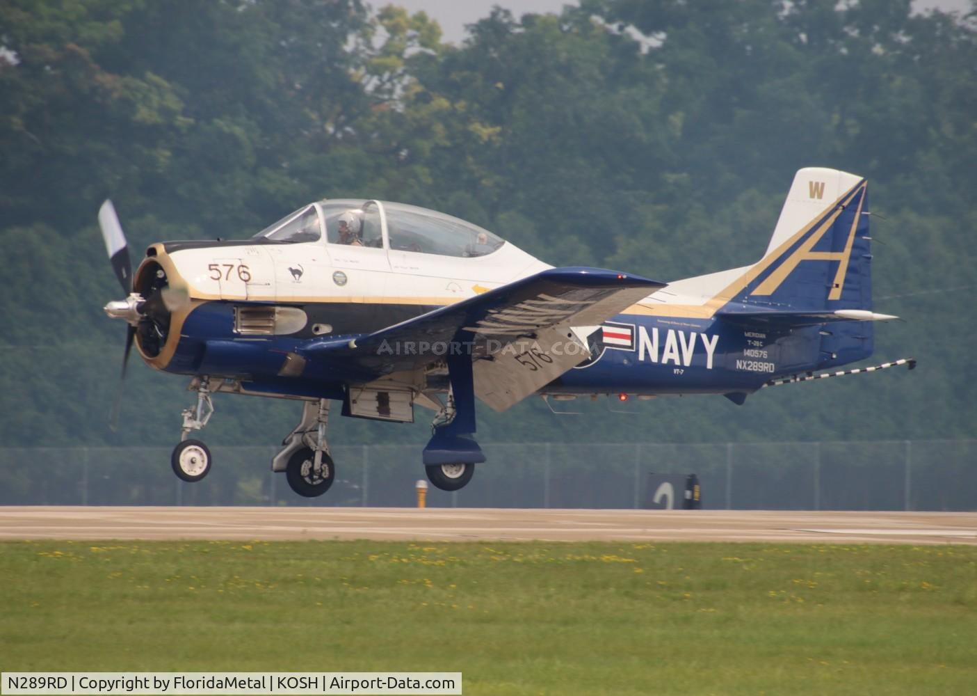 N289RD, 1956 North American T-28C Trojan C/N 226-153, T-28 zx 