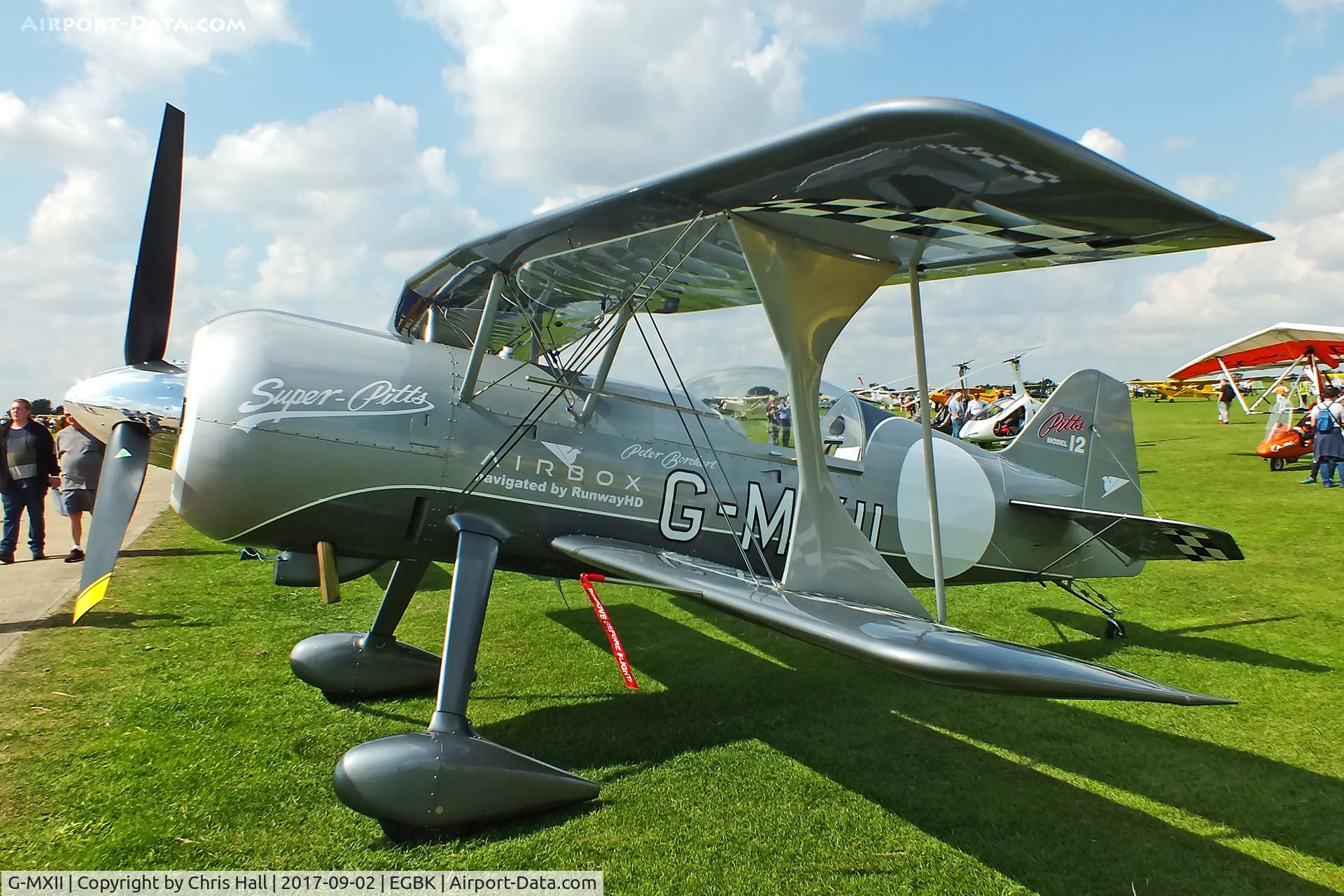 G-MXII, 2012 Pitts Model 12 C/N LAA 349 15116, LAA Rally 2017, Sywell