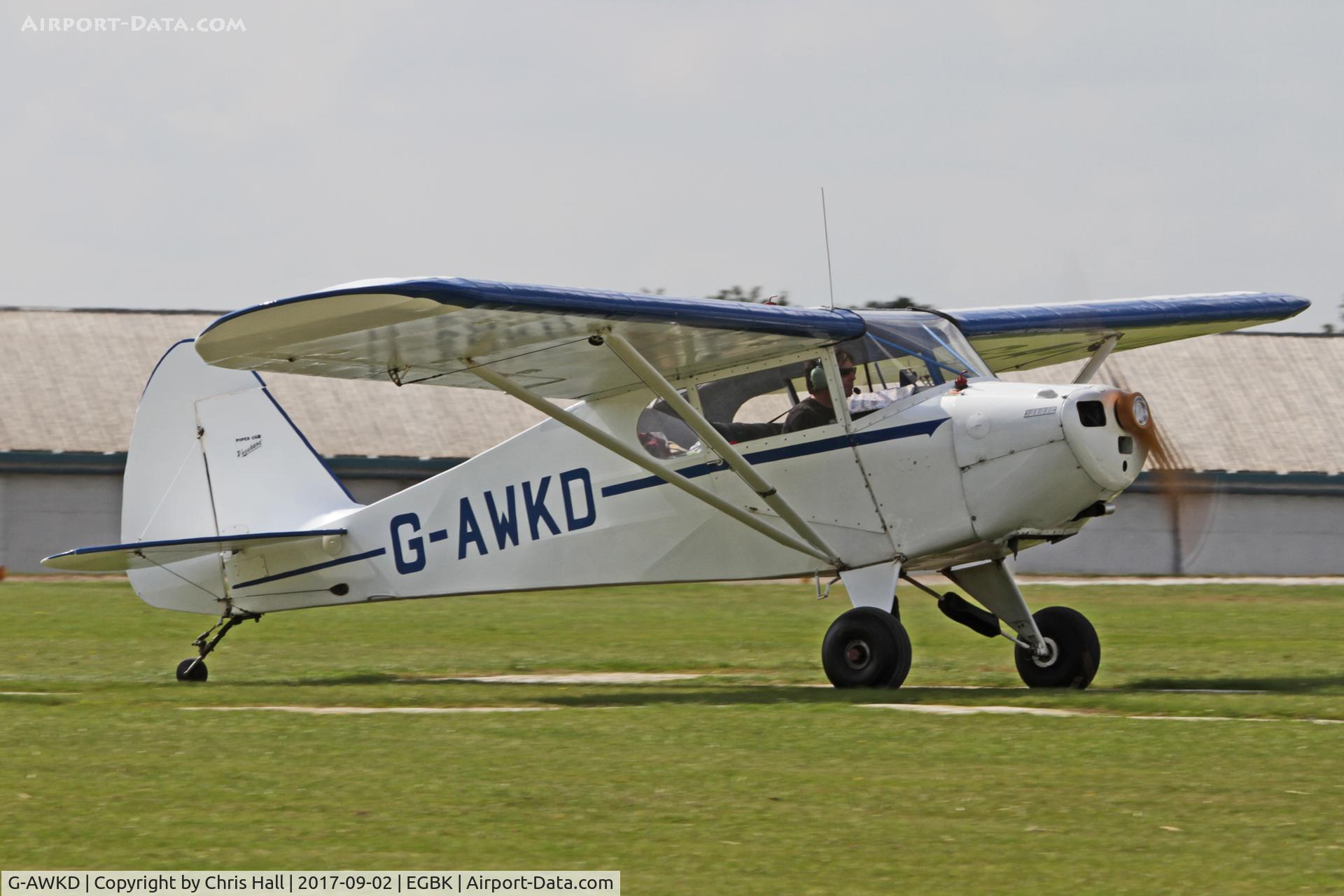 G-AWKD, 1947 Piper PA-17 Vagabond C/N 17-192, LAA Rally 2017, Sywell