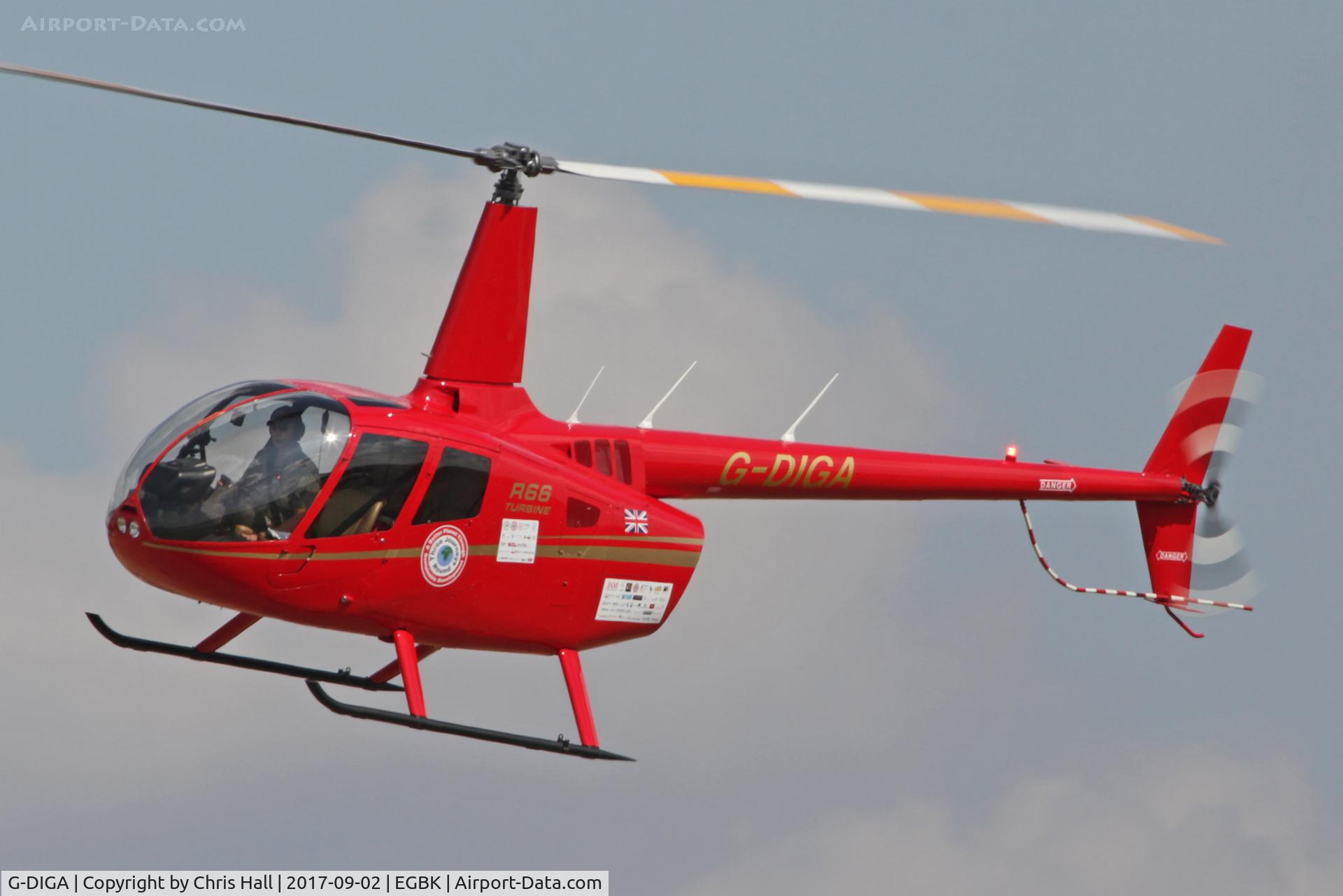 G-DIGA, 2011 Robinson R66 Turbine C/N 0031, LAA Rally 2017, Sywell