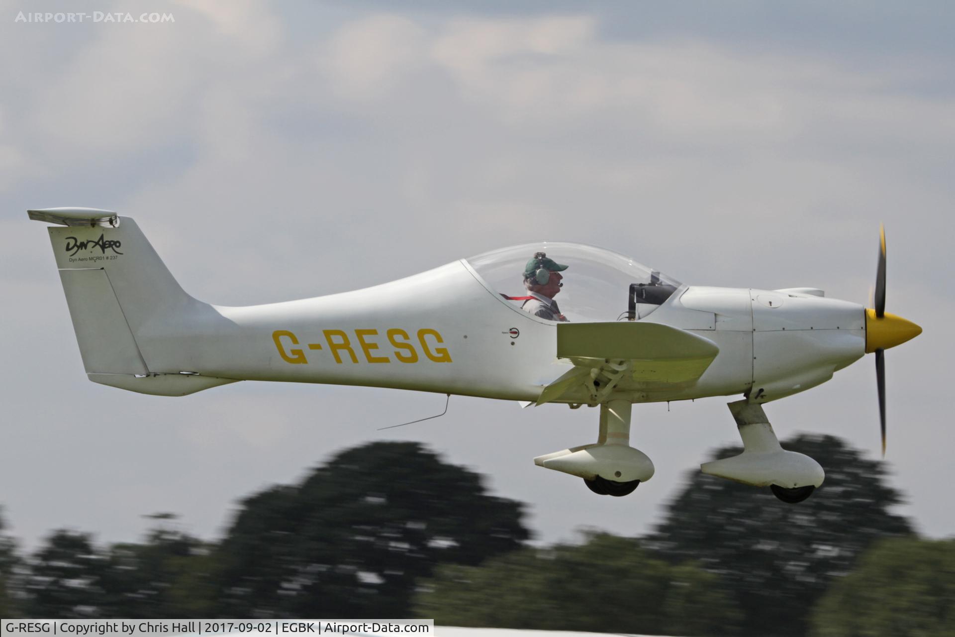 G-RESG, 2003 Dyn'Aero MCR-01 Club C/N PFA 301A-13994, LAA Rally 2017, Sywell