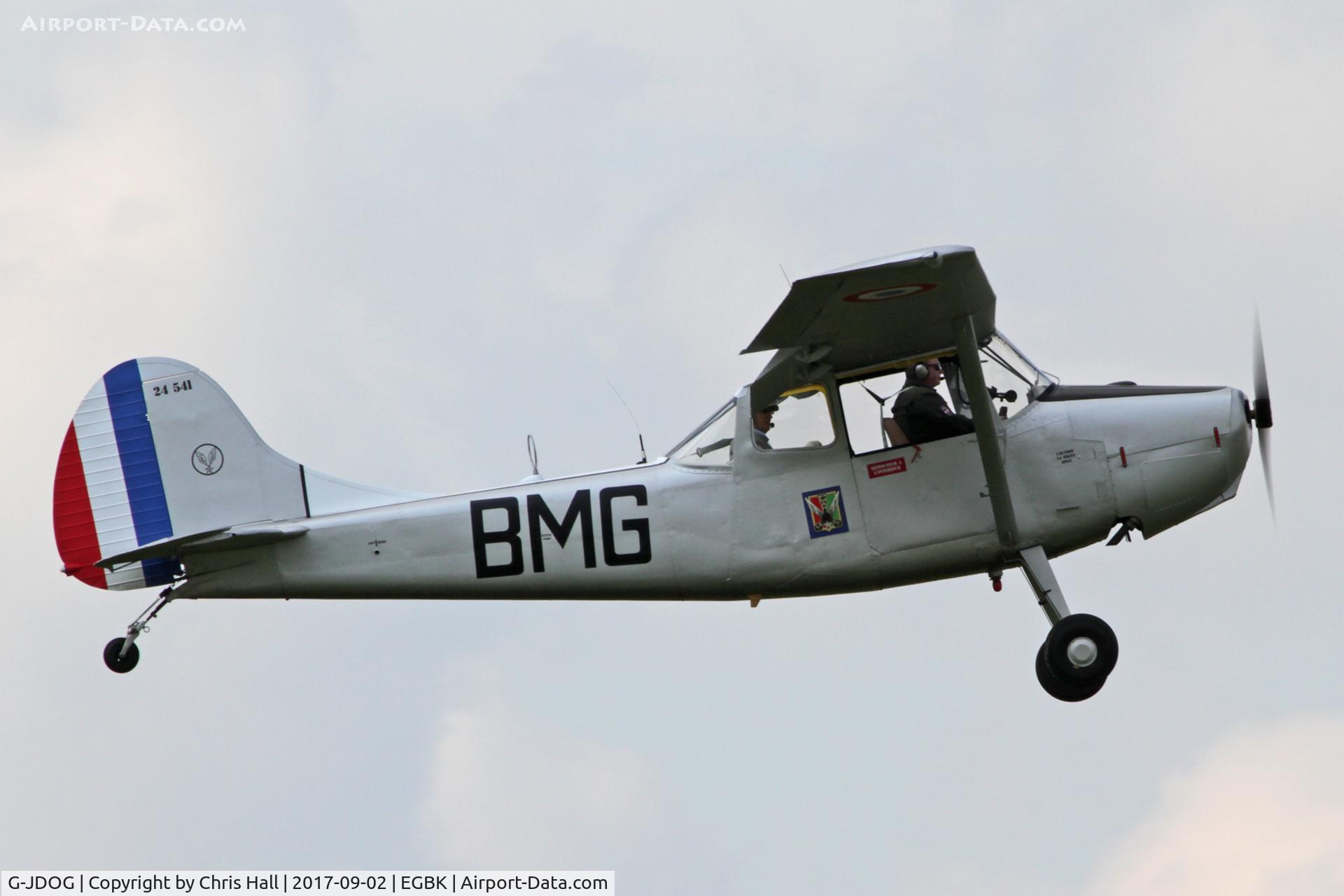 G-JDOG, 1957 Cessna 305C (0-1E) C/N 24541, LAA Rally 2017, Sywell
