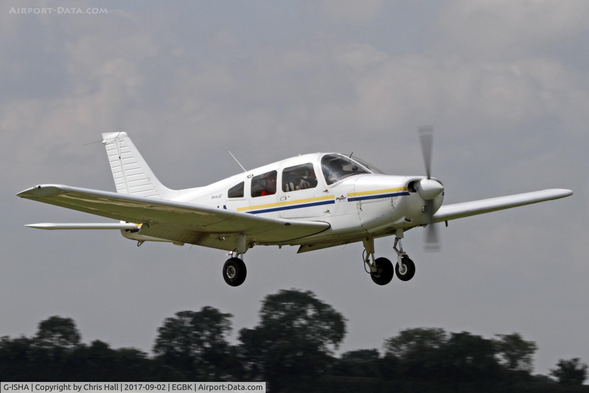 G-ISHA, 2004 Piper PA-28-161 Cherokee Warrior III C/N 2842211, LAA Rally 2017, Sywell