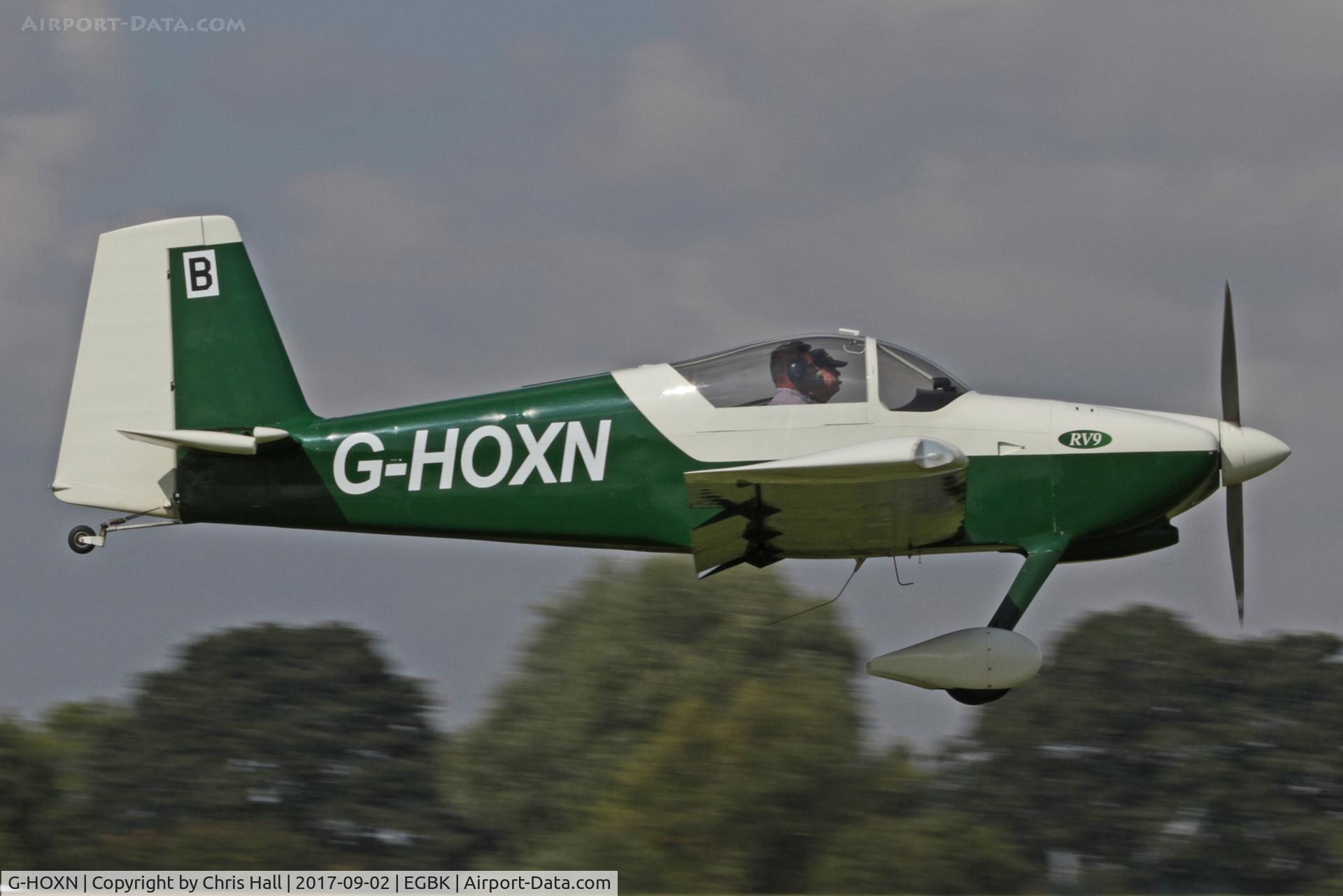 G-HOXN, 2007 Vans RV-9 C/N PFA 320-14229, LAA Rally 2017, Sywell