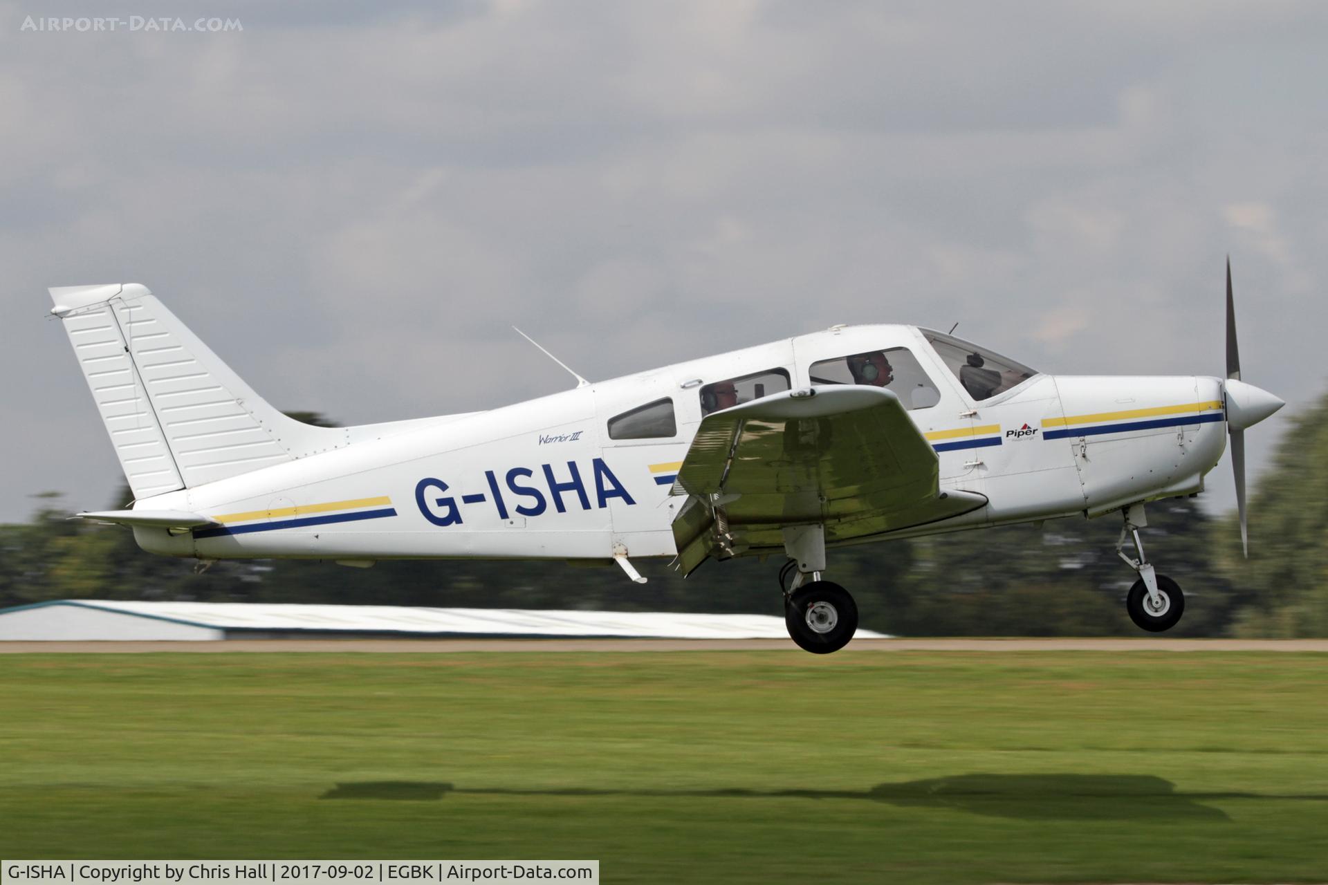 G-ISHA, 2004 Piper PA-28-161 Cherokee Warrior III C/N 2842211, LAA Rally 2017, Sywell