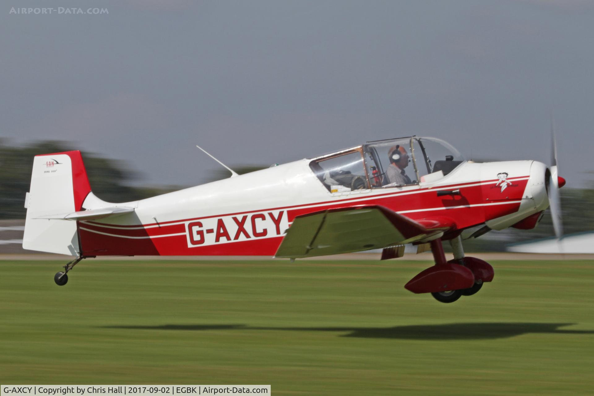 G-AXCY, 1956 SAN Jodel D-117A C/N 499, LAA Rally 2017, Sywell