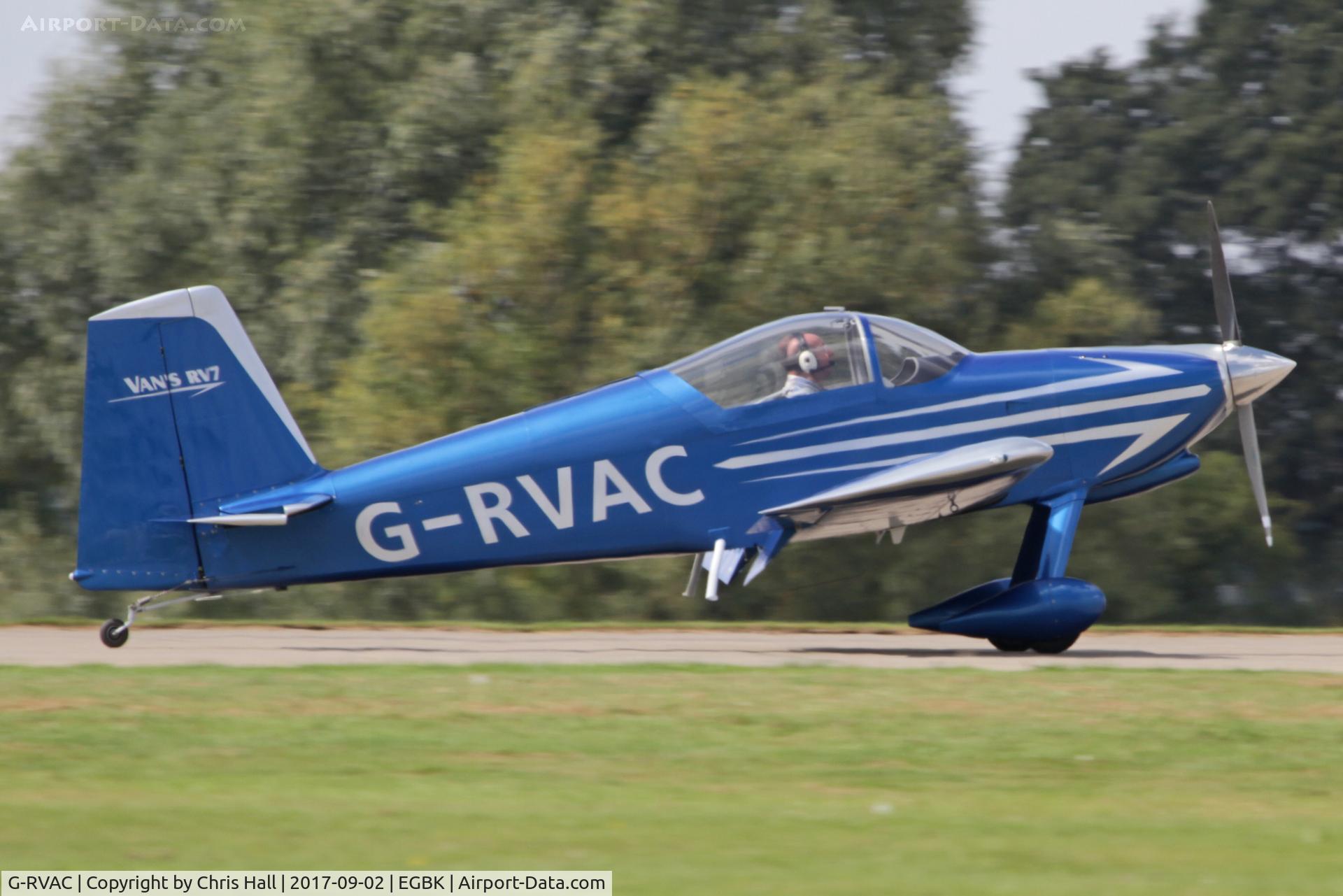 G-RVAC, 2005 Vans RV-7 C/N PFA 323-14445, LAA Rally 2017, Sywell