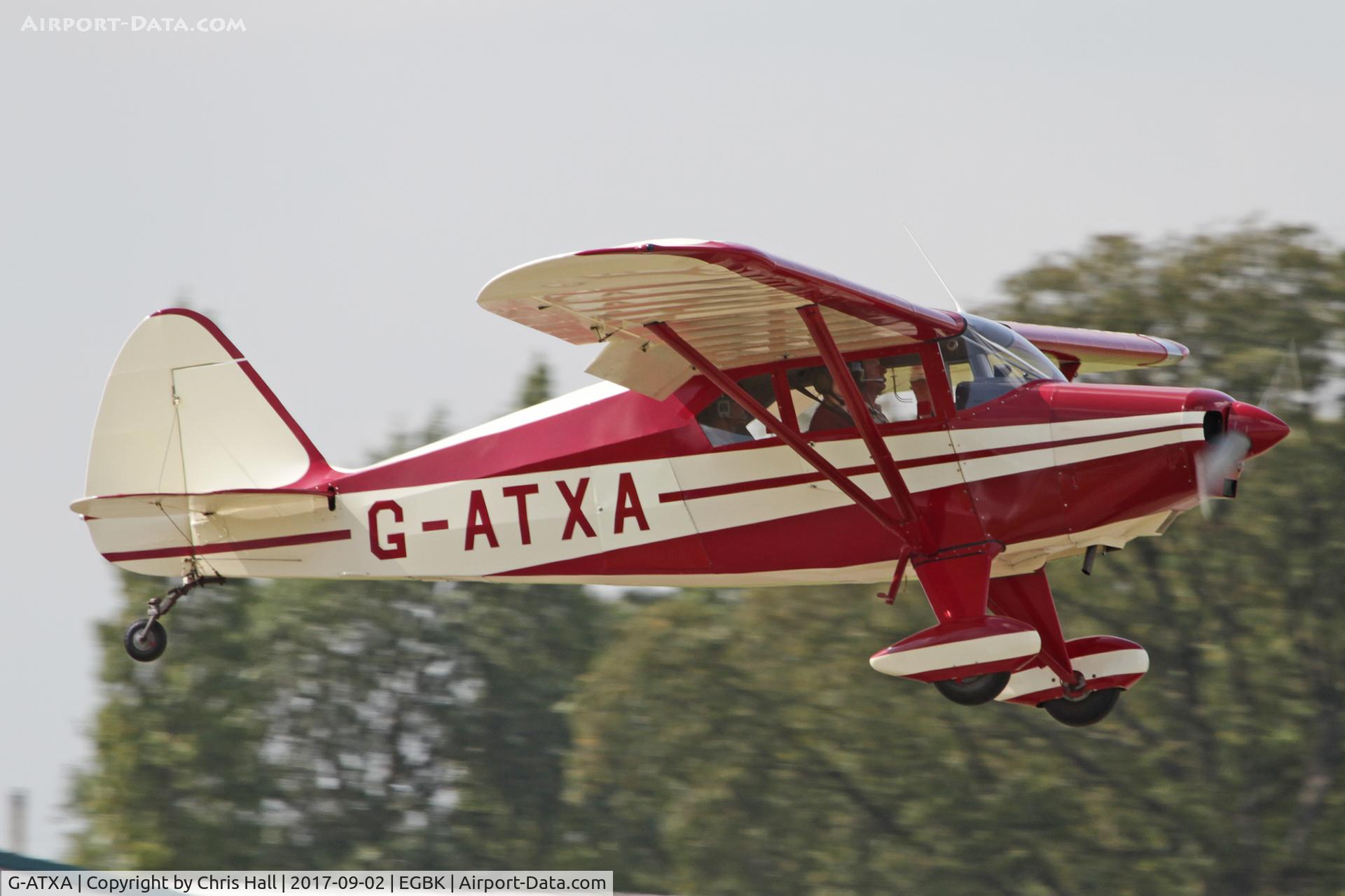 G-ATXA, 1956 Piper PA-22-150 Tri-Pacer C/N 22-3730, LAA Rally 2017, Sywell