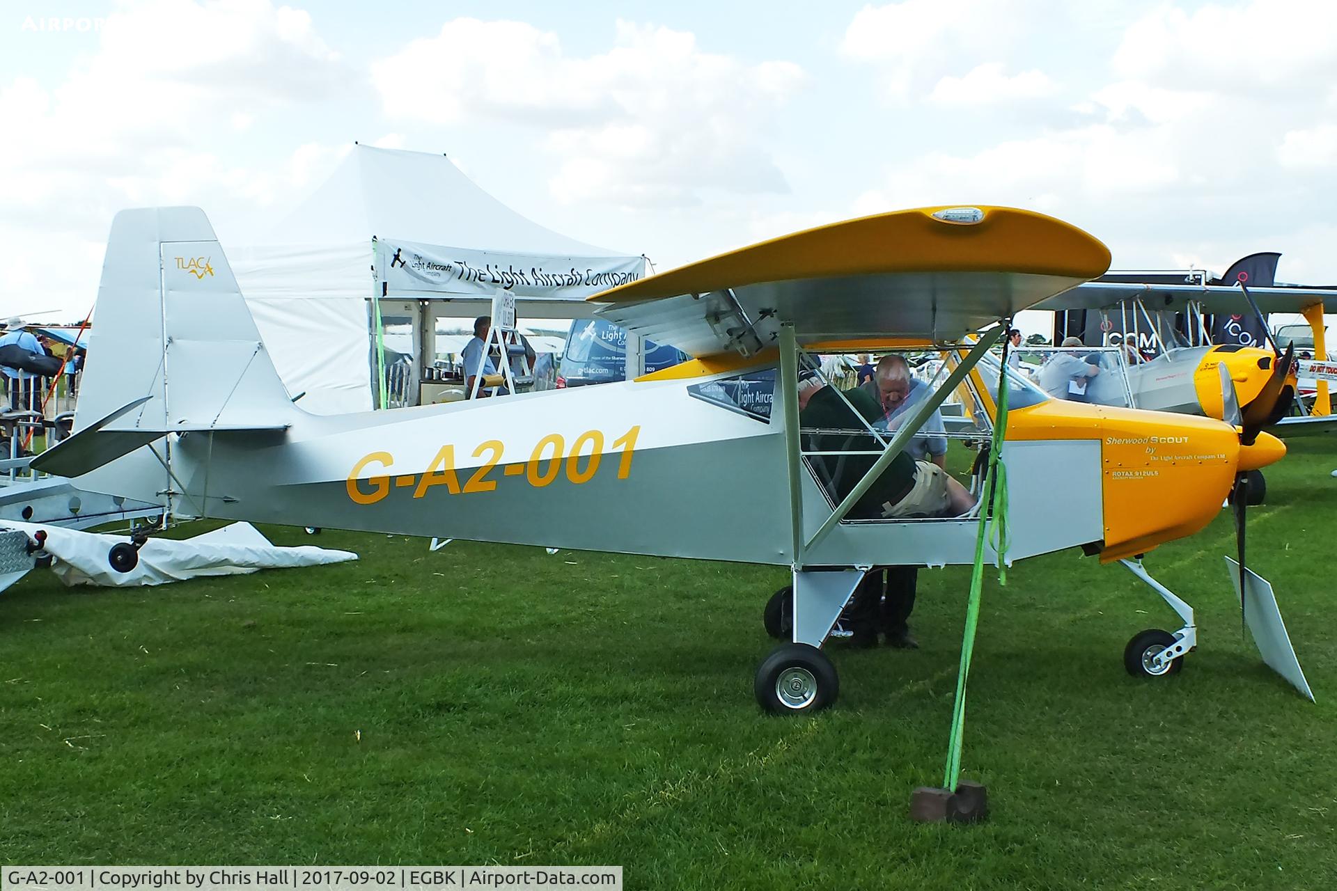 G-A2-001, TLAC Sherwood Scout C/N TLAC-2-001, LAA Rally 2017, Sywell
