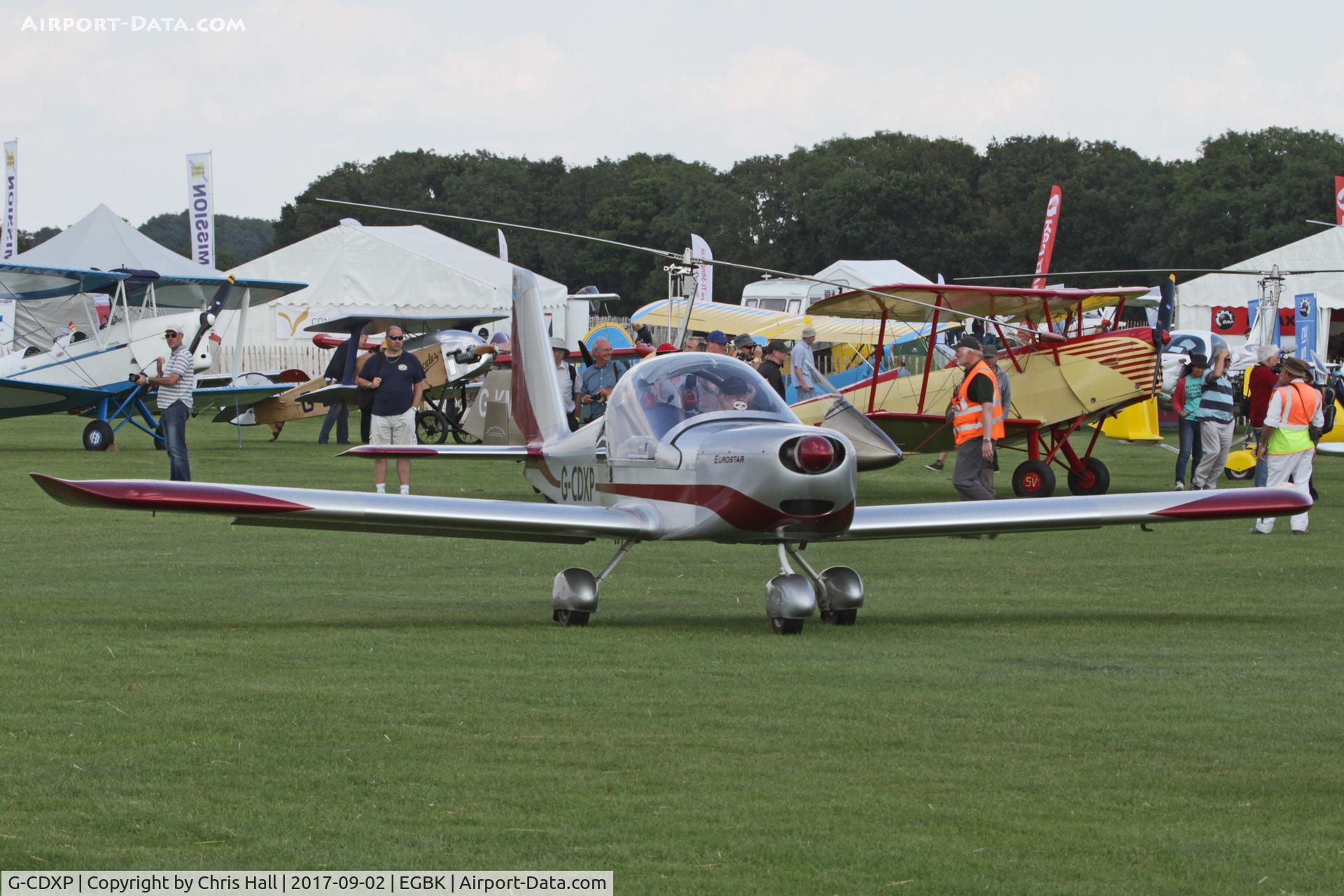 G-CDXP, 2006 Aerotechnik EV-97 Eurostar C/N PFA 315-14530, LAA Rally 2017, Sywell