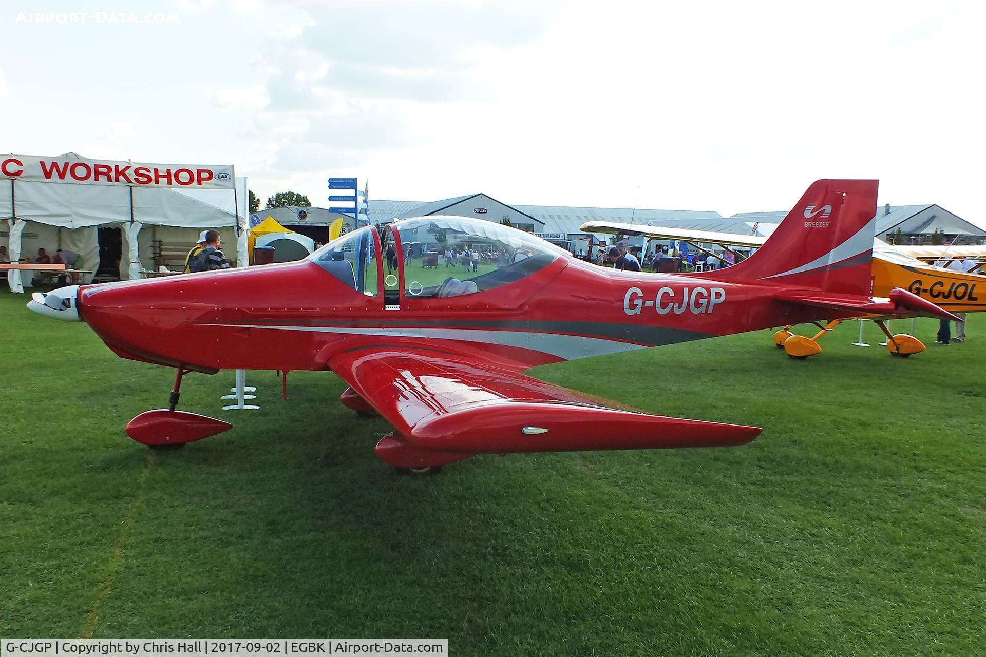 G-CJGP, 2016 Aerostyle Breezer C/N UL139, LAA Rally 2017, Sywell