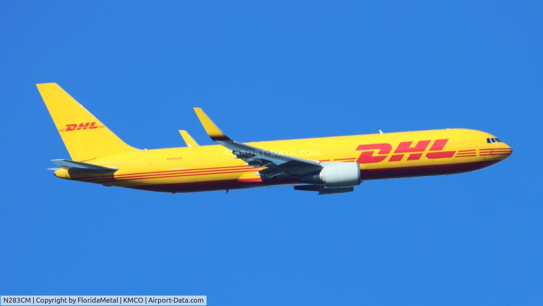 N283CM, 2011 Boeing 767-381/ER C/N 40566, DHL 767-300F zx mco-mia
