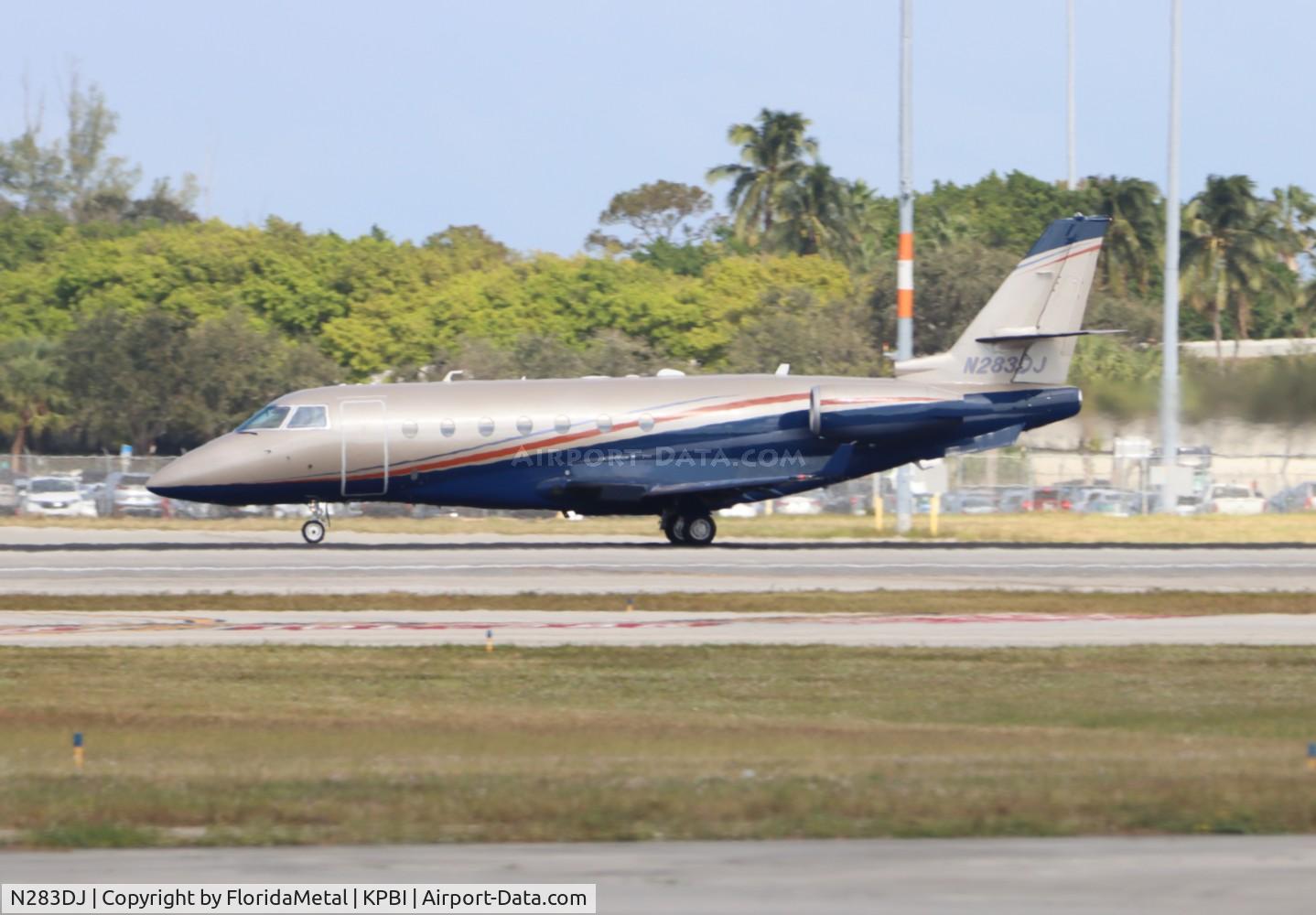 N283DJ, 2001 Gulfstream Aerospace GALAXY C/N 051, G200 zx pbi-rno