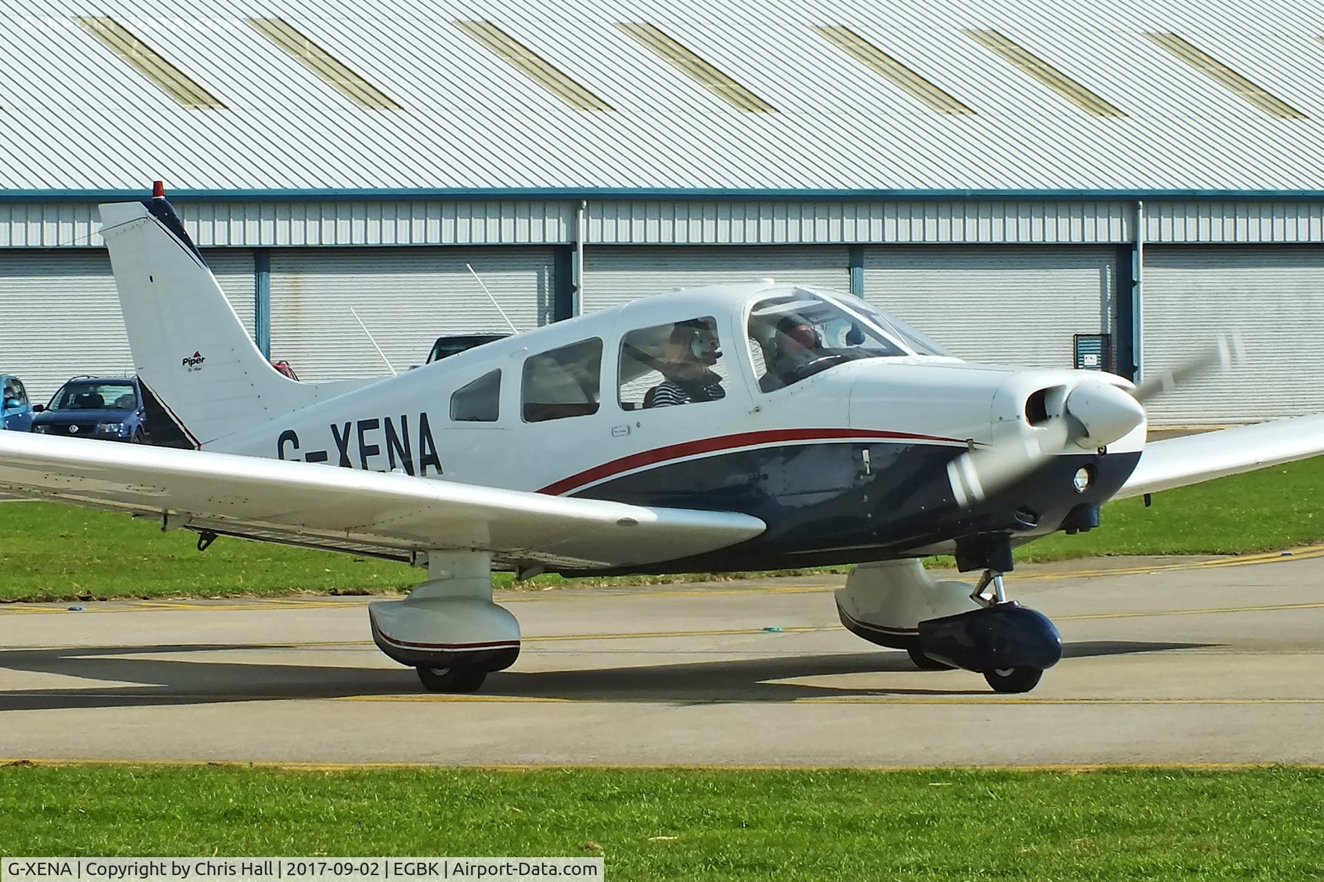 G-XENA, 1977 Piper PA-28-161 Cherokee Warrior II C/N 28-7716158, LAA Rally 2017, Sywell