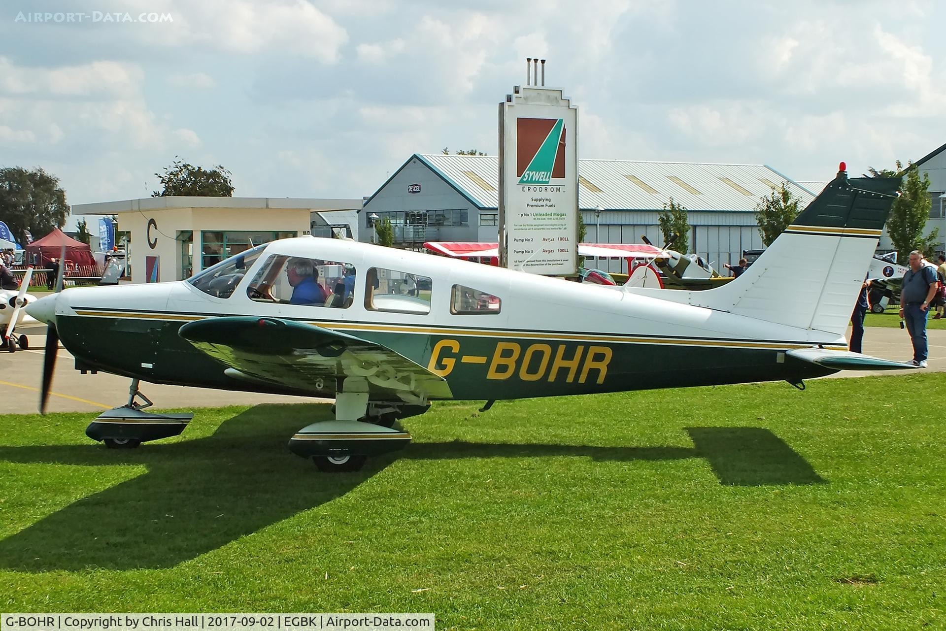 G-BOHR, 1974 Piper PA-28-151 Cherokee Warrior C/N 28-7515245, LAA Rally 2017, Sywell