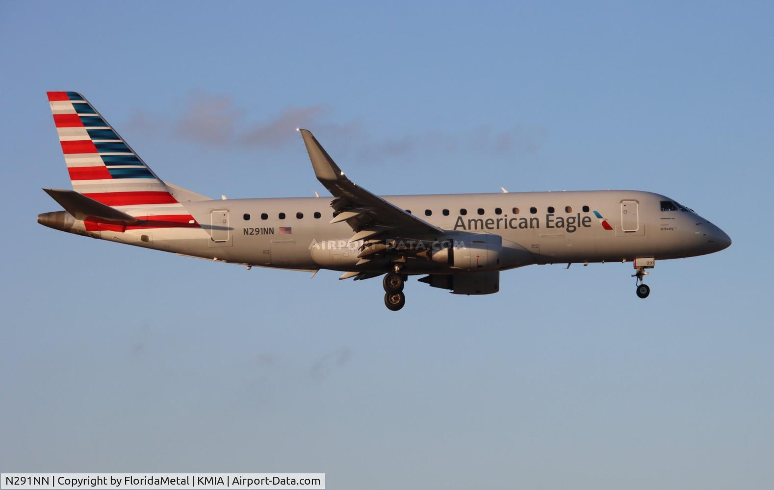 N291NN, 2020 Embraer ERJ 175-200LR C/N 17000842, ENY/AE E175 zx eyw-mia