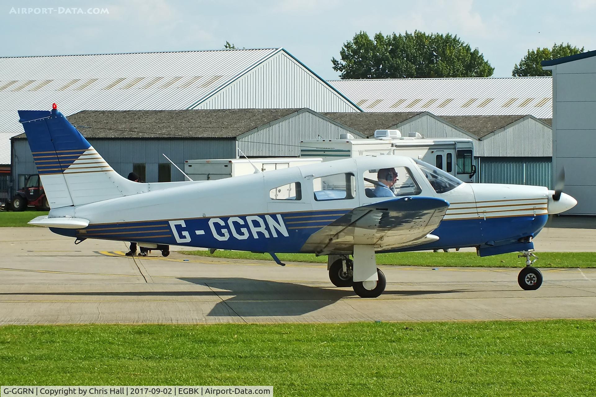 G-GGRN, 1978 Piper PA-28R-201 Cherokee Arrow III C/N 28R-7837283, LAA Rally 2017, Sywell