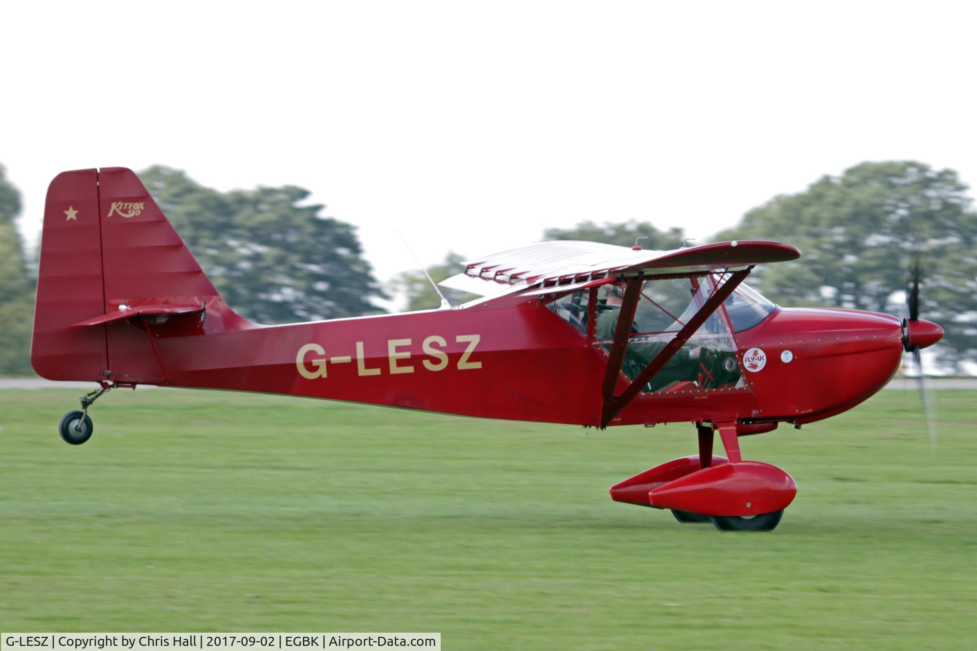 G-LESZ, 2003 Skystar Kitfox Series 5 C/N PFA 172C-12822, LAA Rally 2017, Sywell