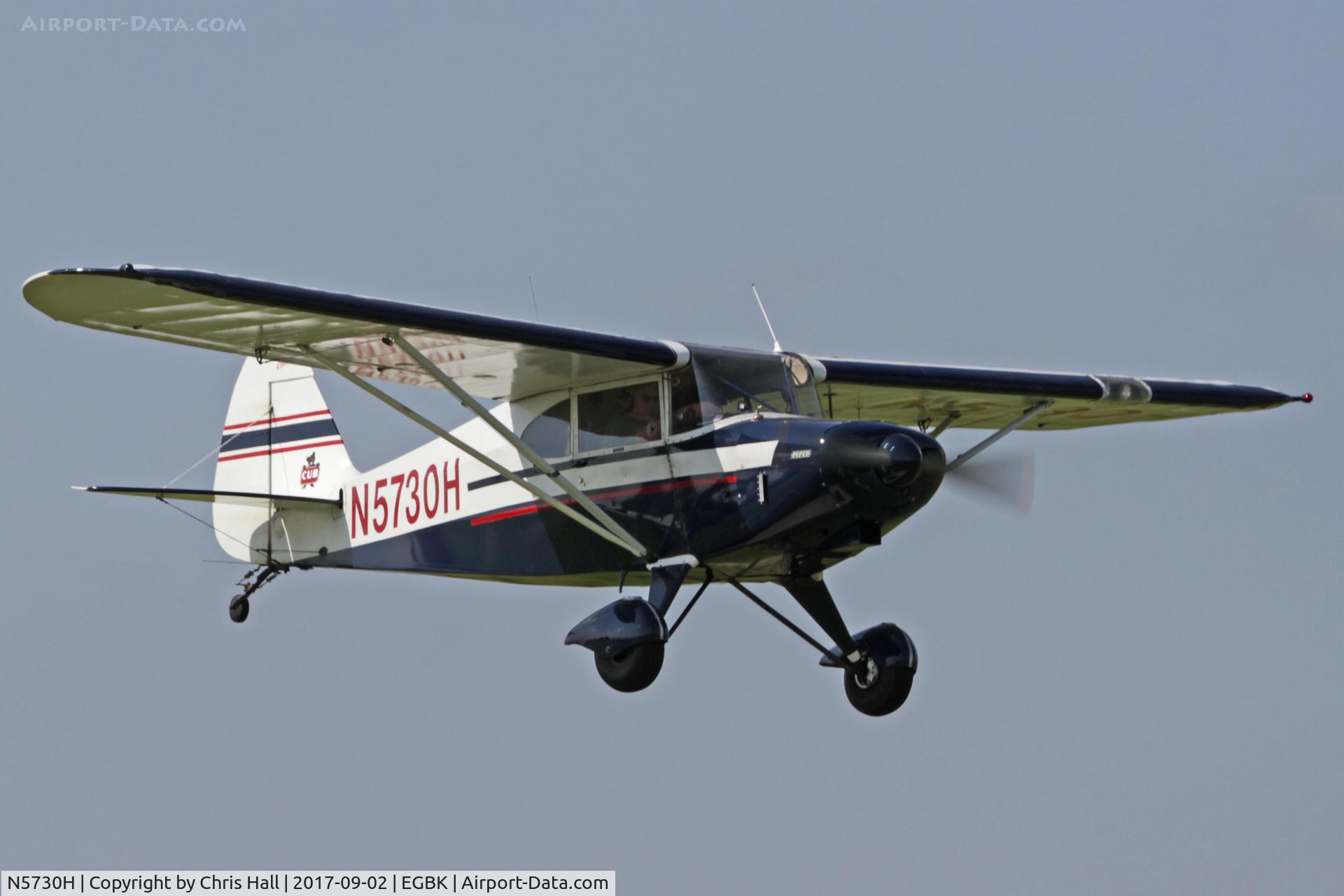 N5730H, 1949 Piper PA-16 Clipper C/N 16-342, LAA Rally 2017, Sywell