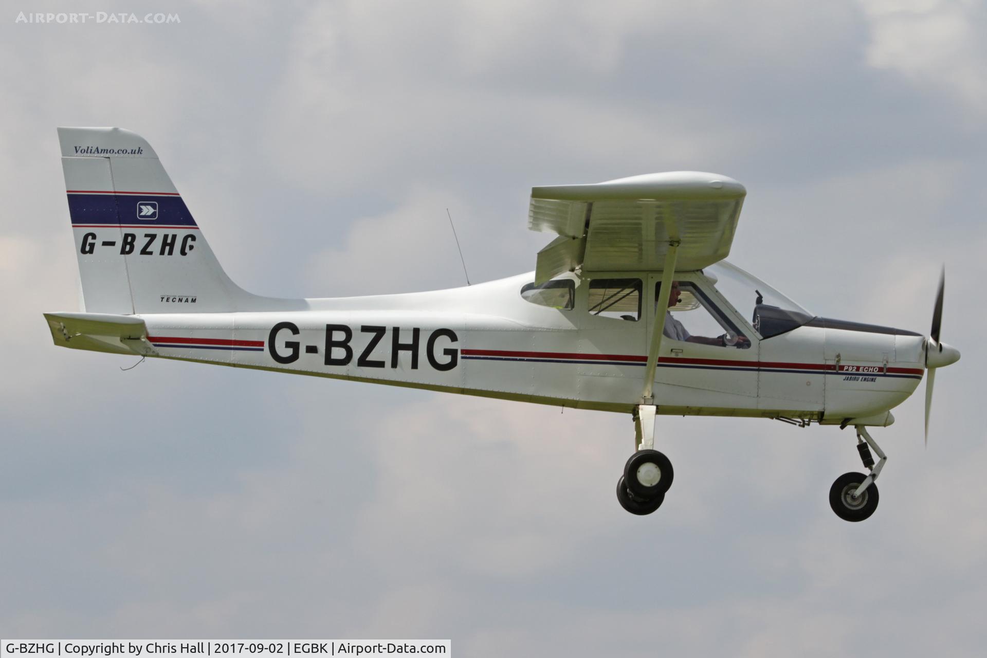 G-BZHG, 2000 Tecnam P-92EM Echo C/N PFA 318-13606, LAA Rally 2017, Sywell