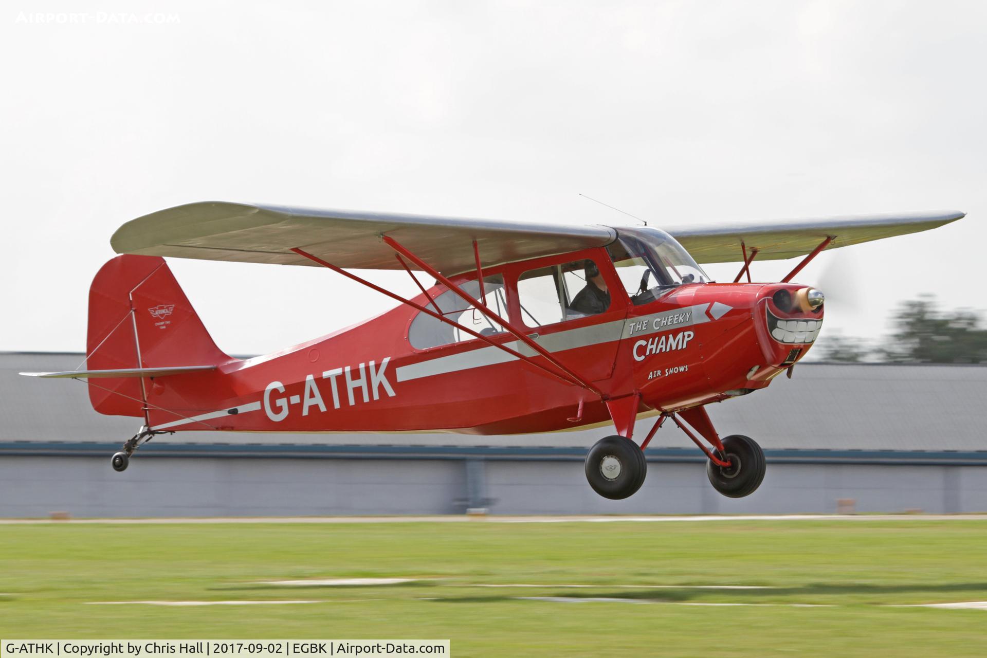 G-ATHK, 1946 Aeronca 7AC Champion C/N 7AC-971, LAA Rally 2017, Sywell