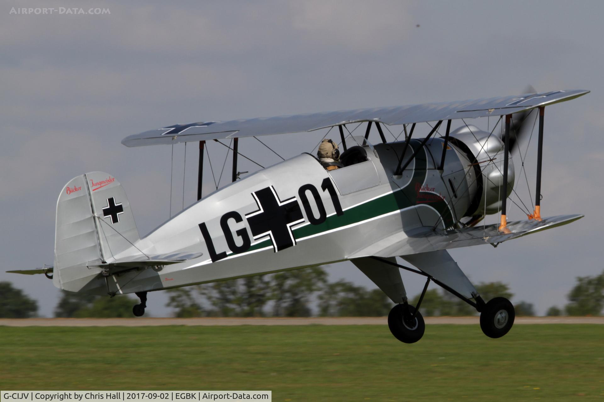 G-CIJV, 1940 CASA 1-133 Jungmeister C/N 35, LAA Rally 2017, Sywell