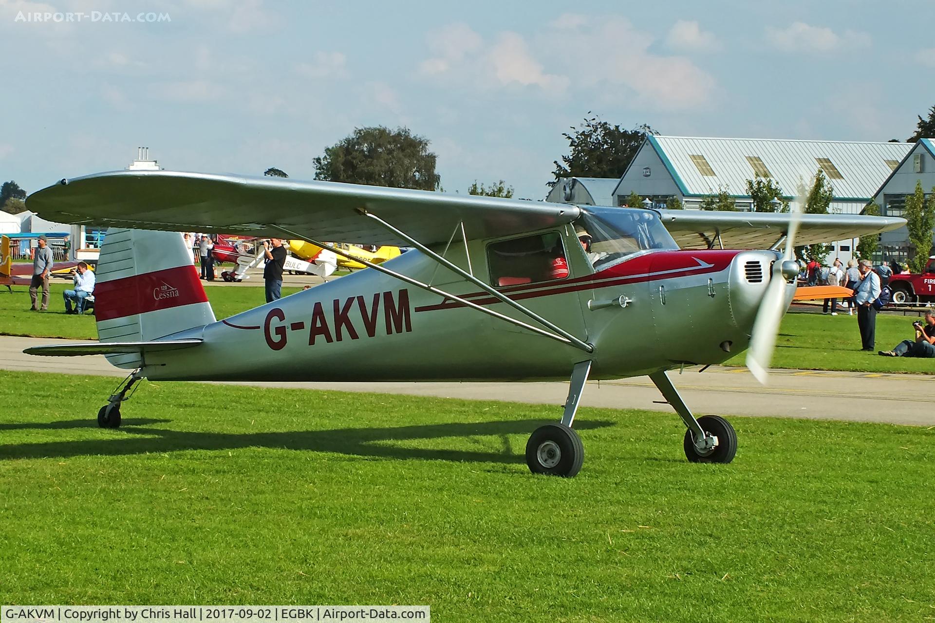G-AKVM, 1947 Cessna 120 C/N 13431, LAA Rally 2017, Sywell