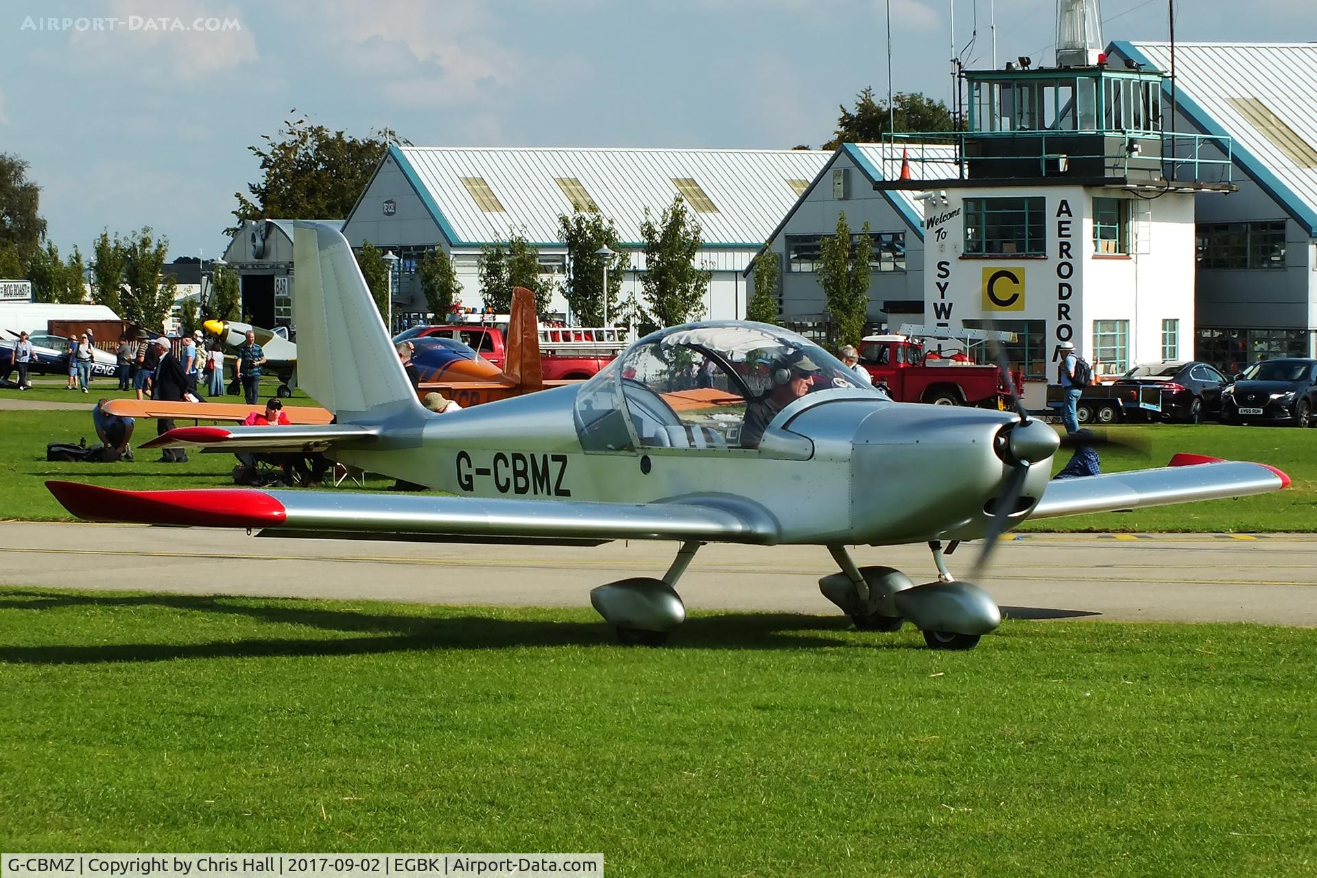 G-CBMZ, 2002 Aerotechnik EV-97 Eurostar C/N PFA 315-13890, LAA Rally 2017, Sywell