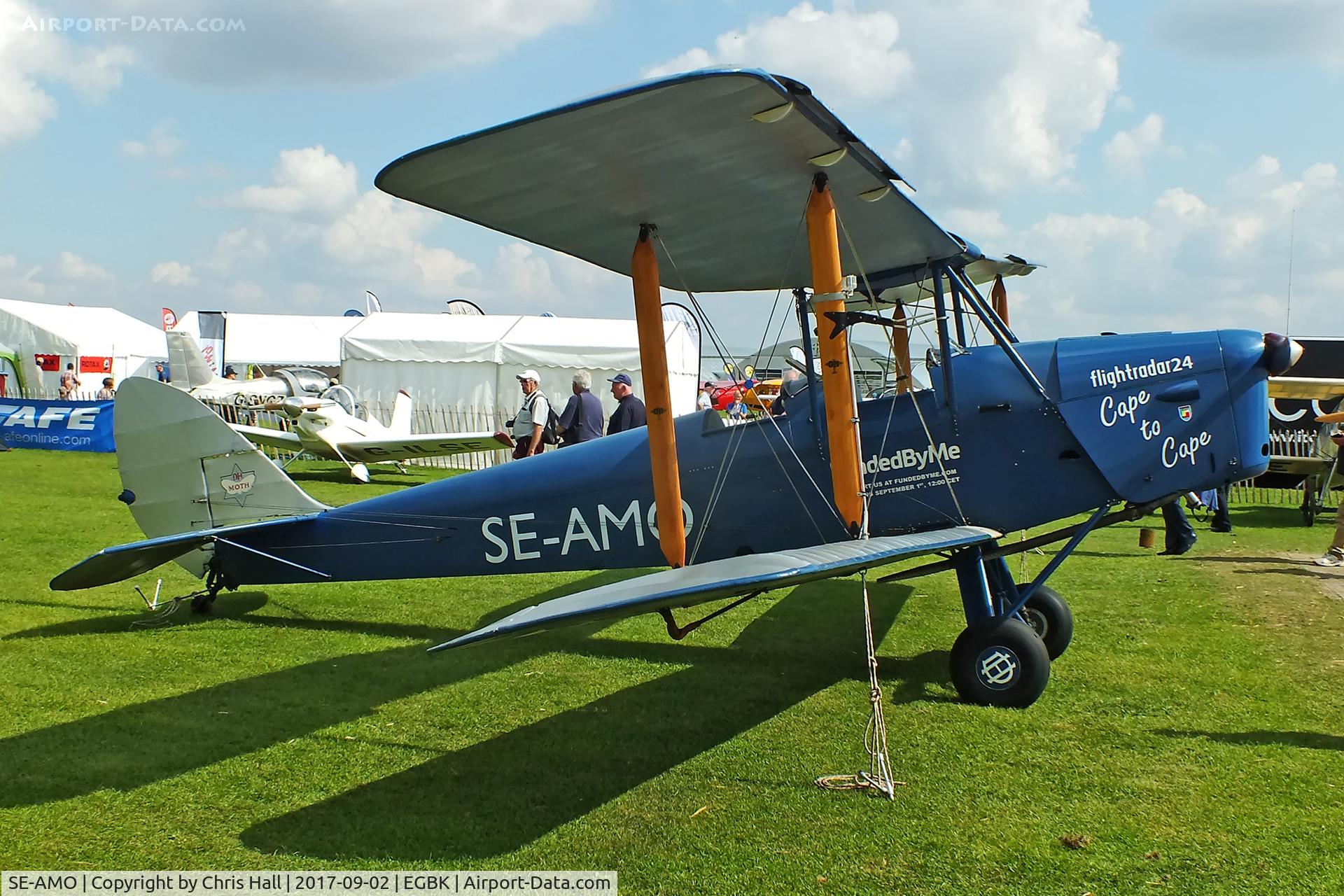 SE-AMO, 2006 De Havilland DH-60 Moth Replica C/N -834, LAA Rally 2017, Sywell