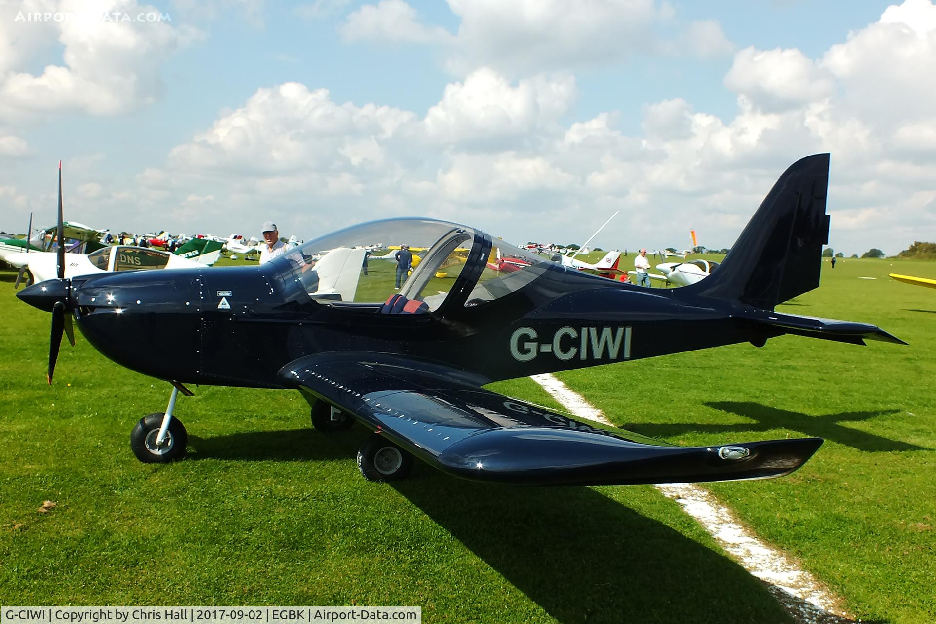 G-CIWI, 2015 Evektor EV-97 Eurostar SL C/N 2015-4227, LAA Rally 2017, Sywell