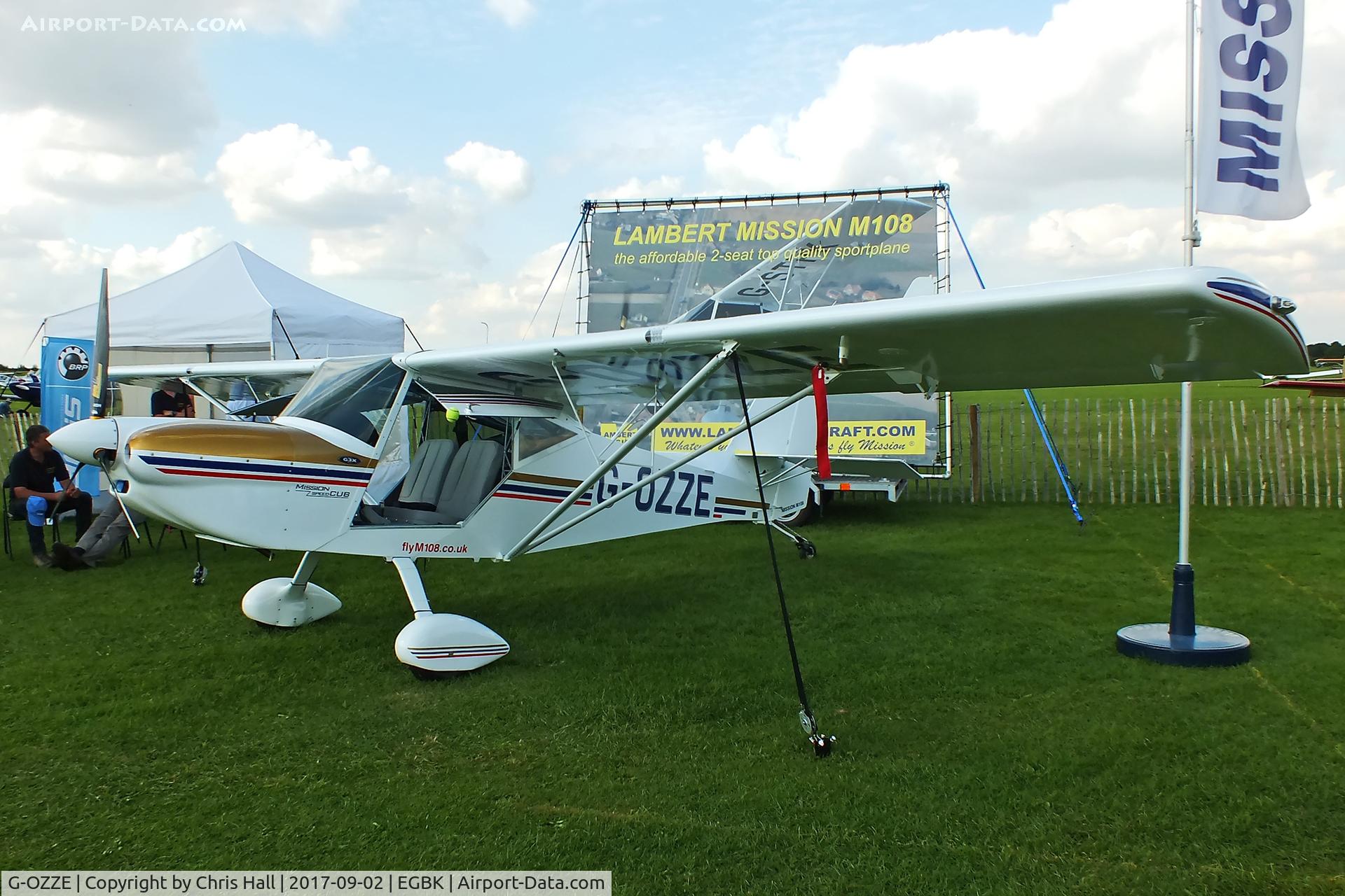 G-OZZE, 2011 Lambert Mission M108 C/N LAA 370-15089, LAA Rally 2017, Sywell